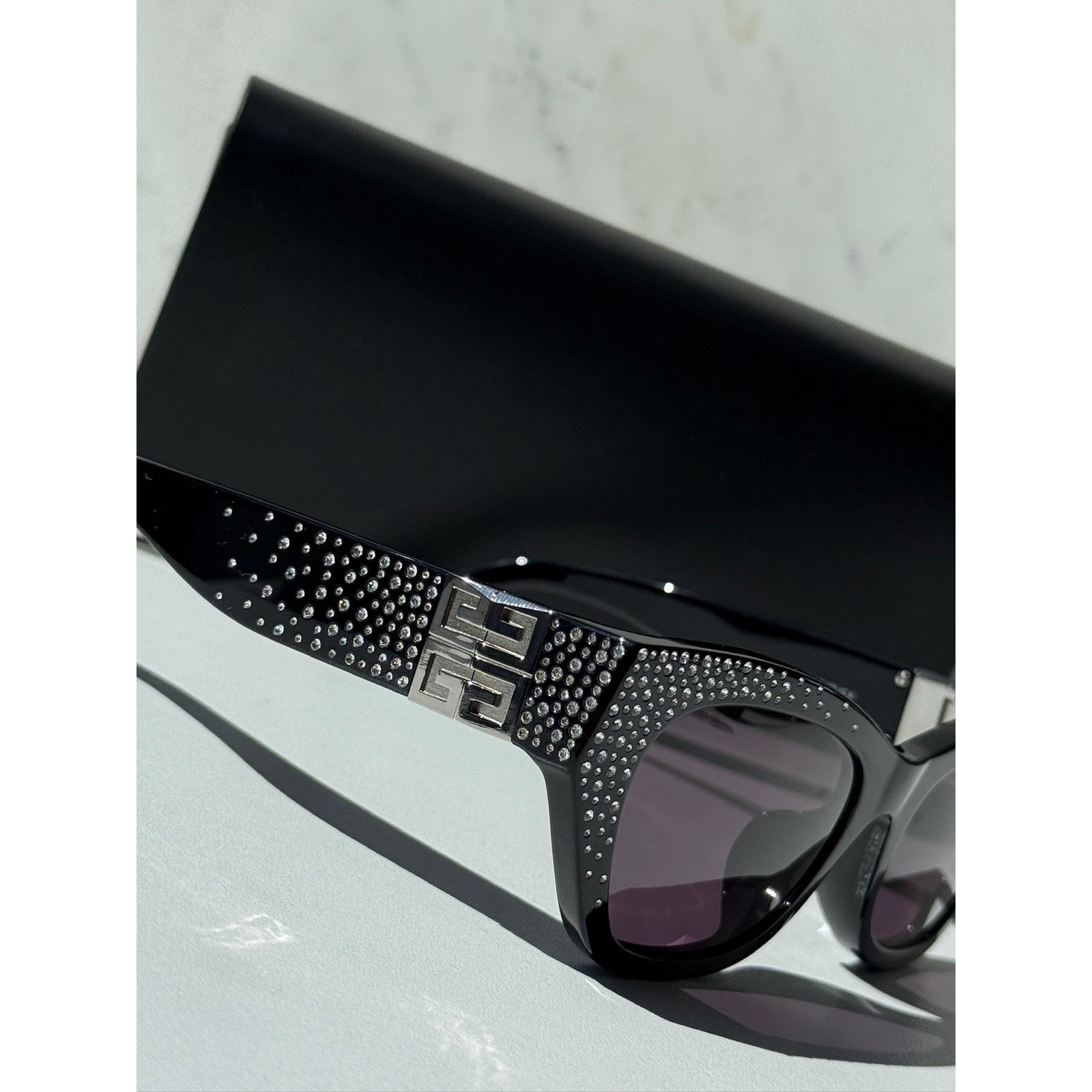 Givenchy NEW Givenchy GV4019IS Strass Crystal Black Sunglasses $870 Size ONE SIZE - 3 Thumbnail