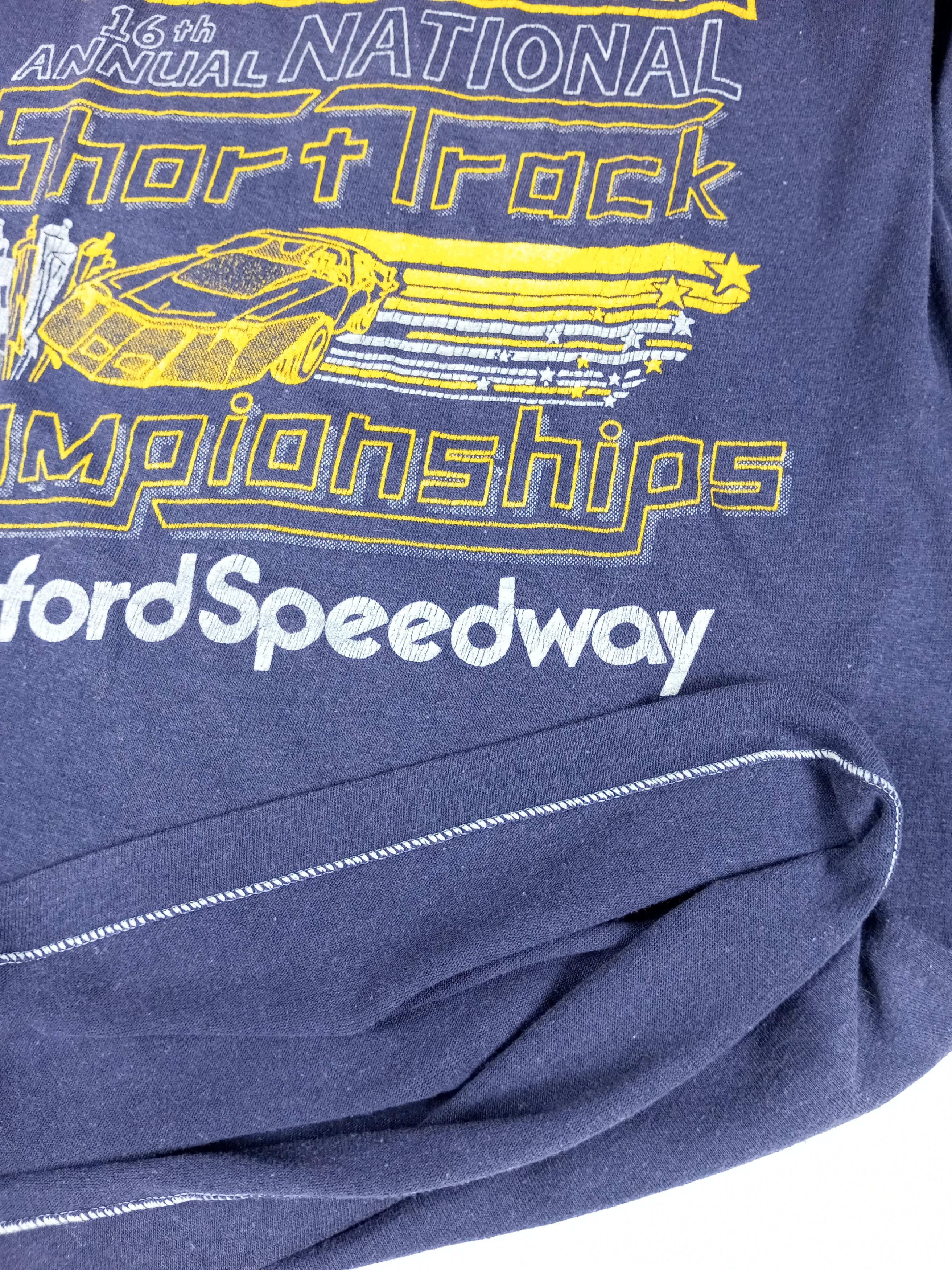 Vintage Vintage 80's Rockford Speedway 16th championship T-shirt Size US S / EU 44-46 / 1 - 10 Thumbnail