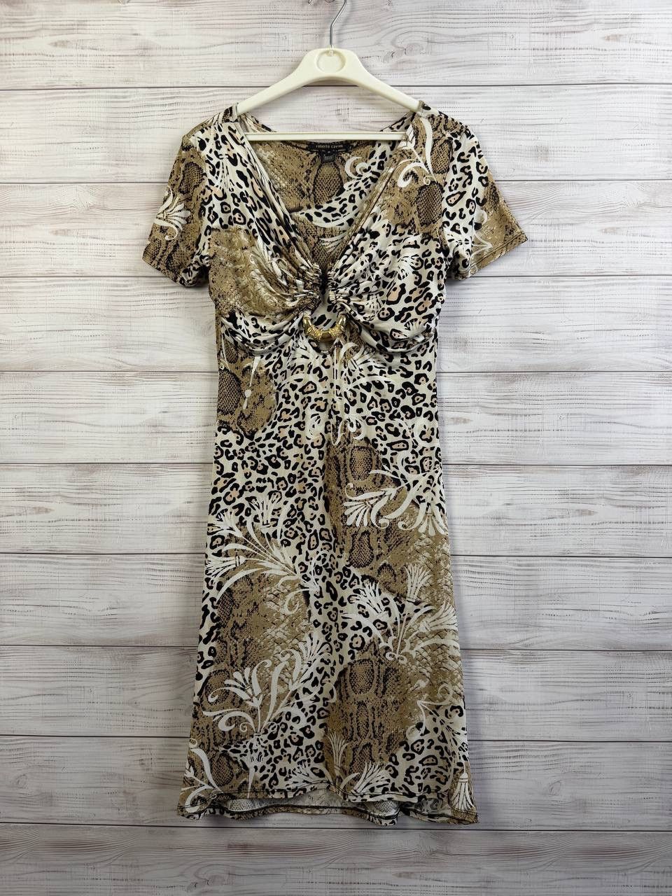 Roberto Cavalli Roberto Cavalli Vintage Dress Leopard Style Hype Size M / US 6-8 / IT 42-44 - 1 Thumbnail