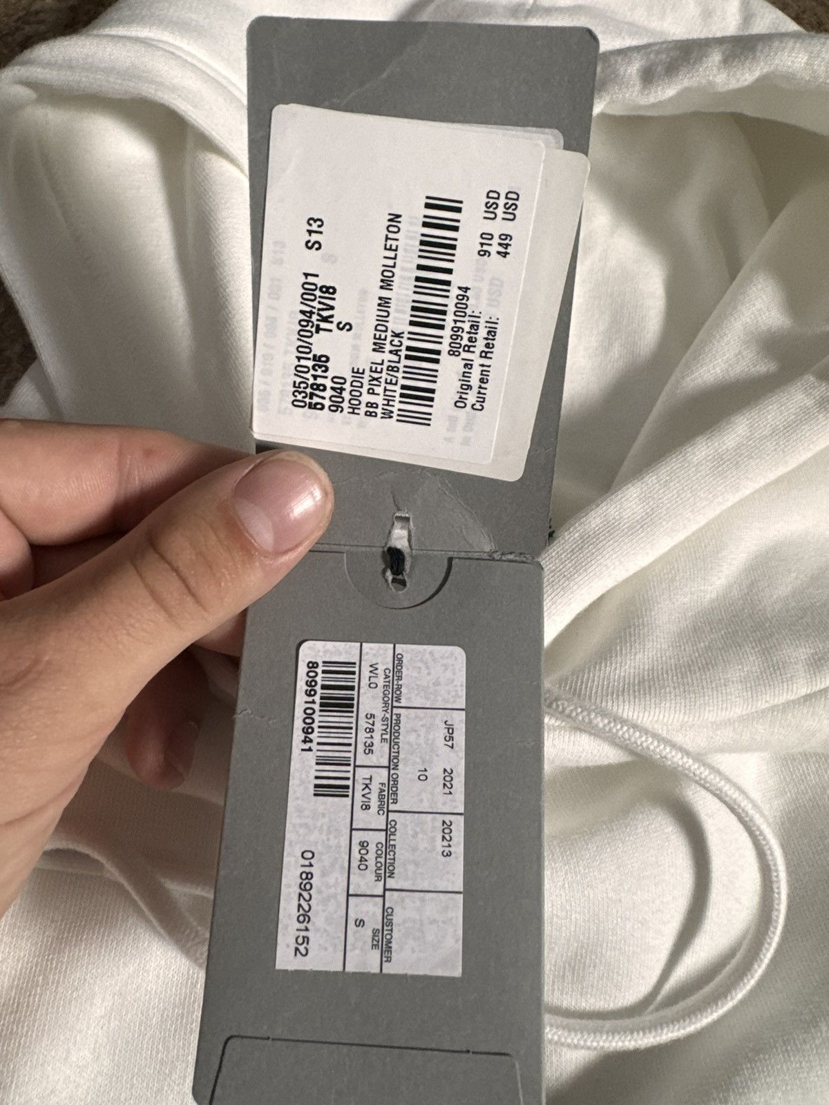 Balenciaga Balenciaga pixel logo hoodie Size US M / EU 48-50 / 2 - 4 Thumbnail