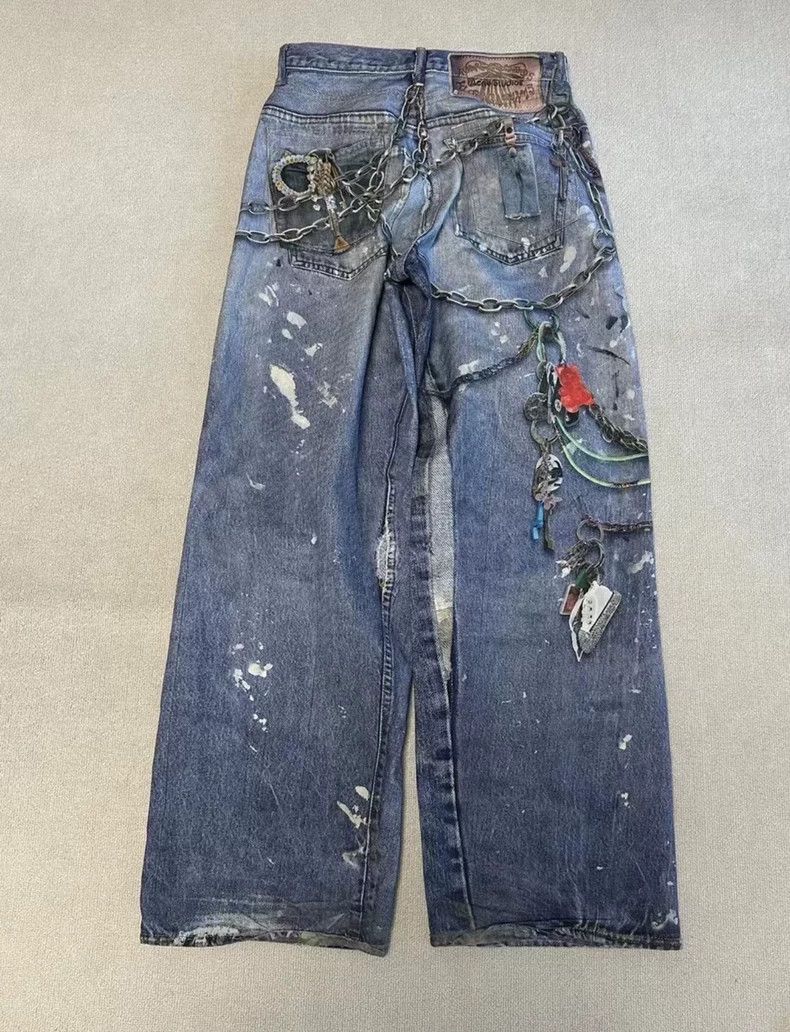 Acne Studios Acne studios Graffiti heavy ink jet jeans 2502-Nextarrow Size US 32 / EU 48 - 3 Thumbnail