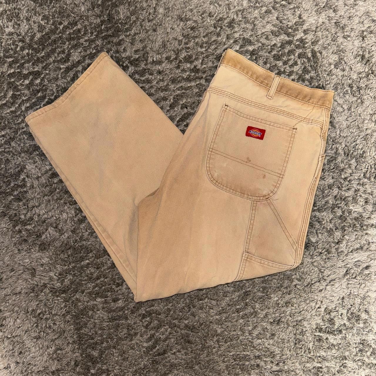 Dickies Dickies Men's Tan and Cream Jeans Size US 32 / EU 48 - 1 Thumbnail
