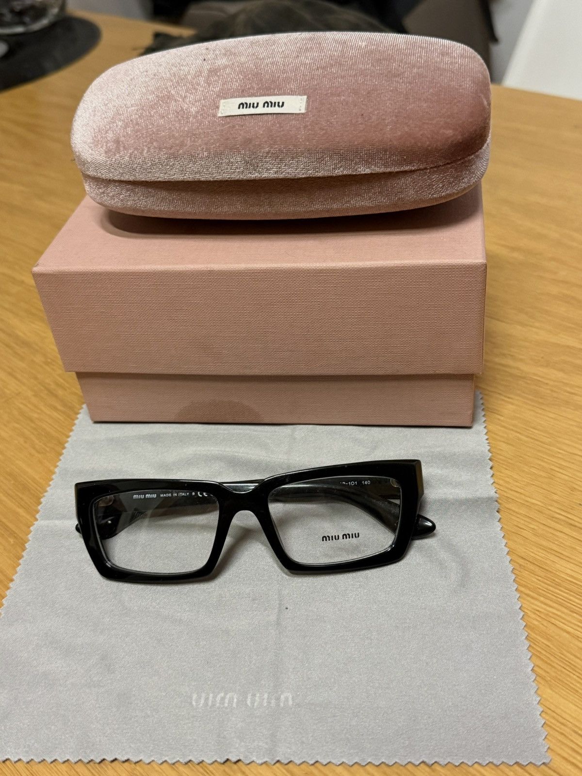 Miu Miu Miu miu glasses office glamour ysl prada chrome hearts gucci Size ONE SIZE - 3 Thumbnail