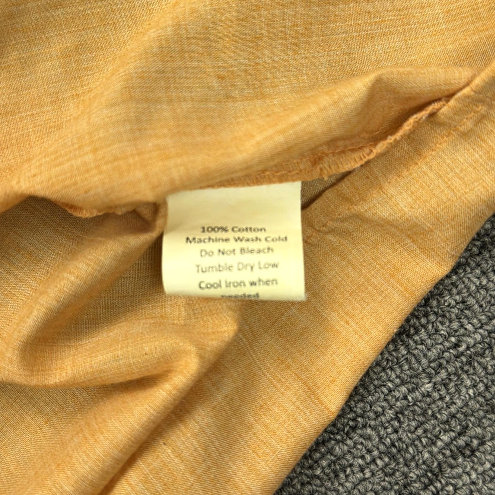 Vintage A.T.U.N. Dress Womens Large Yellow Crochet Trim Sleeveless Fit & Flare Sundress Size L / US 10 / IT 46 - 5 Thumbnail