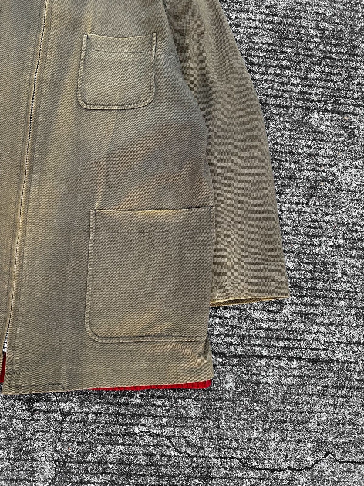 Comme des Garcons Homme Comme des Garcons AW97 Red Knit Lined Field Jacket Size US M / EU 48-50 / 2 - 6 Thumbnail