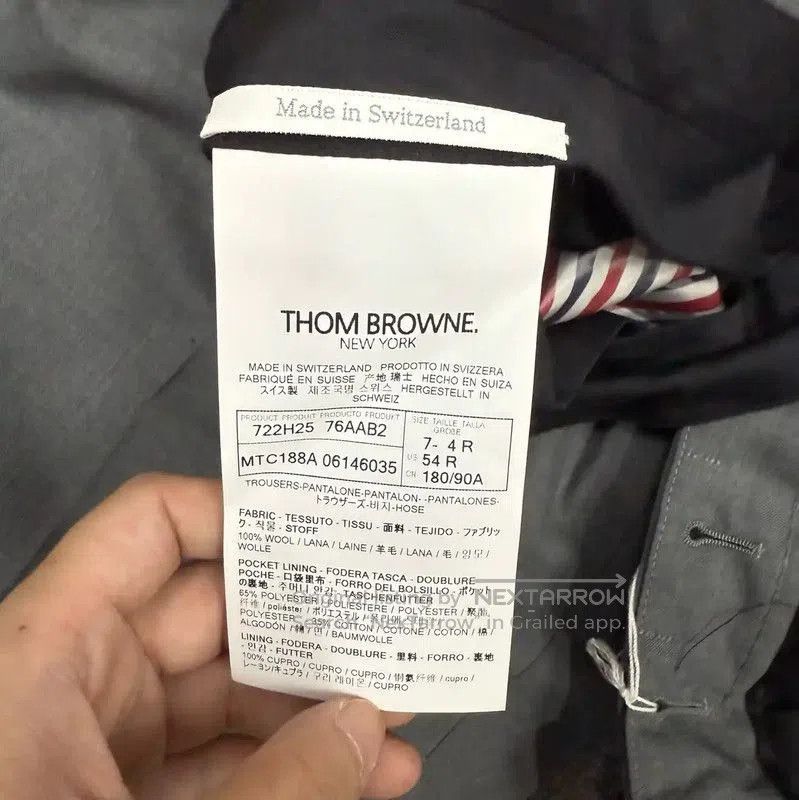 Thom Browne Thom Browne Gray Polyester Men's Shorts . Size US 31 - 4 Thumbnail