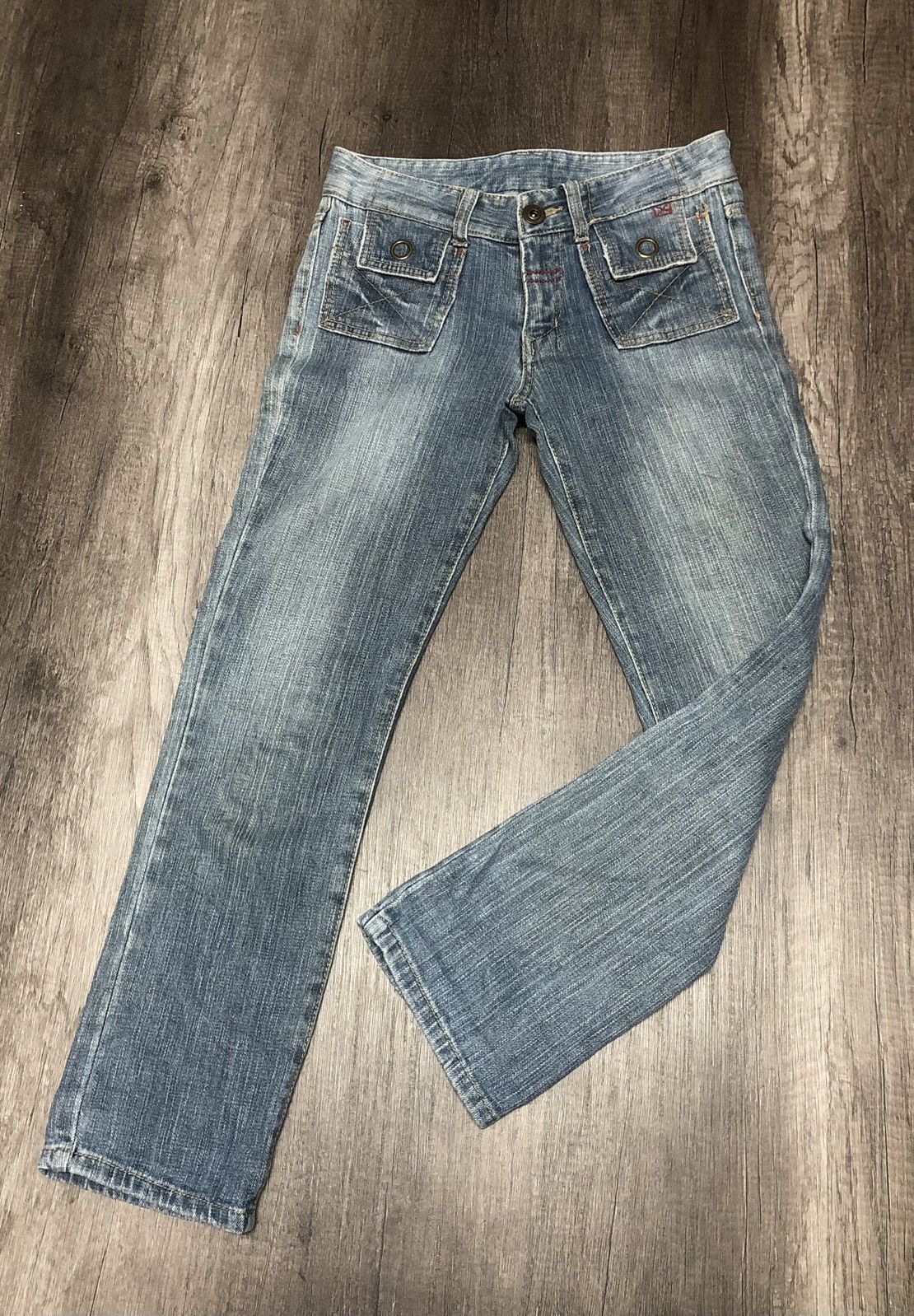 Japanese Brand × Vintage Japanese Brand Denim Bush Pant Design Size 28" / US 6 / IT 42 - 11 Thumbnail