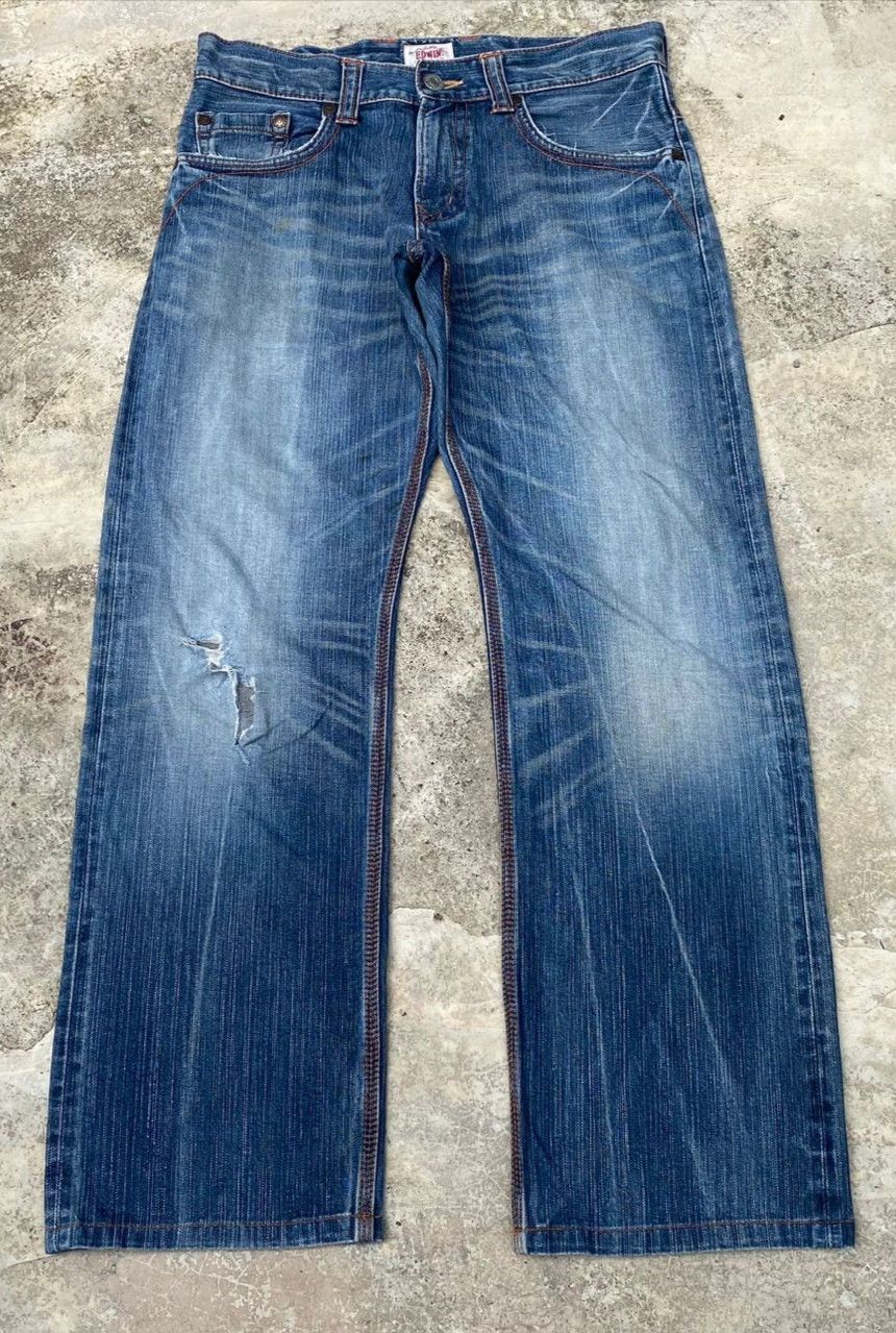Edwin Vintage Edwin Exclusive XV Distressed Denim Size US 34 / EU 50 - 1 Thumbnail