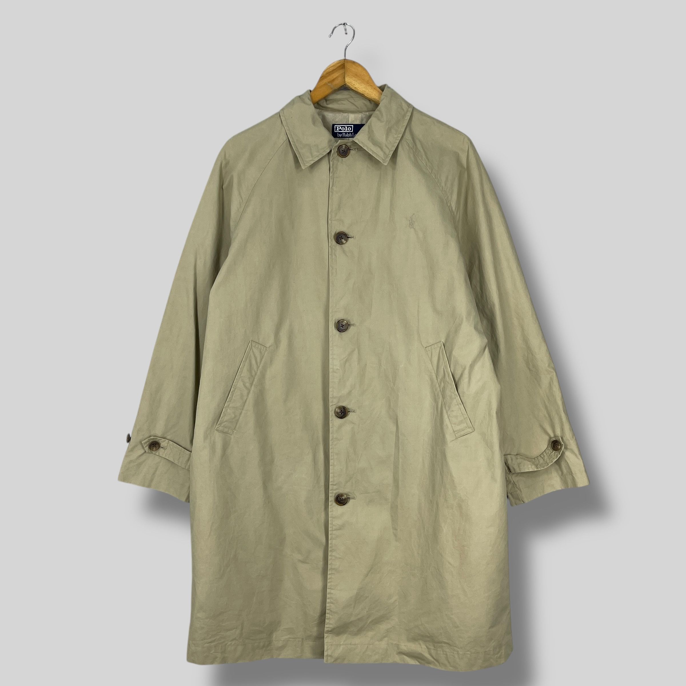 Polo Ralph Lauren Polo by Ralph Lauren Vintage Trench Coat Button Up Size M / US 6-8 / IT 42-44 - 1 Thumbnail