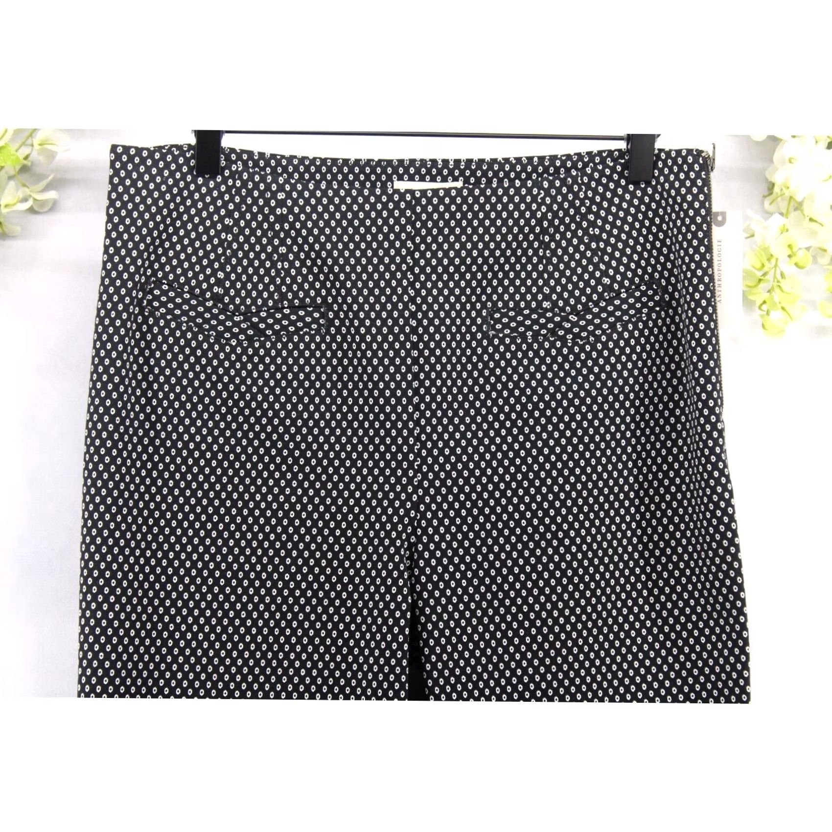 Anthropologie Anthropologie Pants Black Sz 8 NWT Slim Straight Essential Career Size 30" / US 8 / IT 44 - 4 Thumbnail