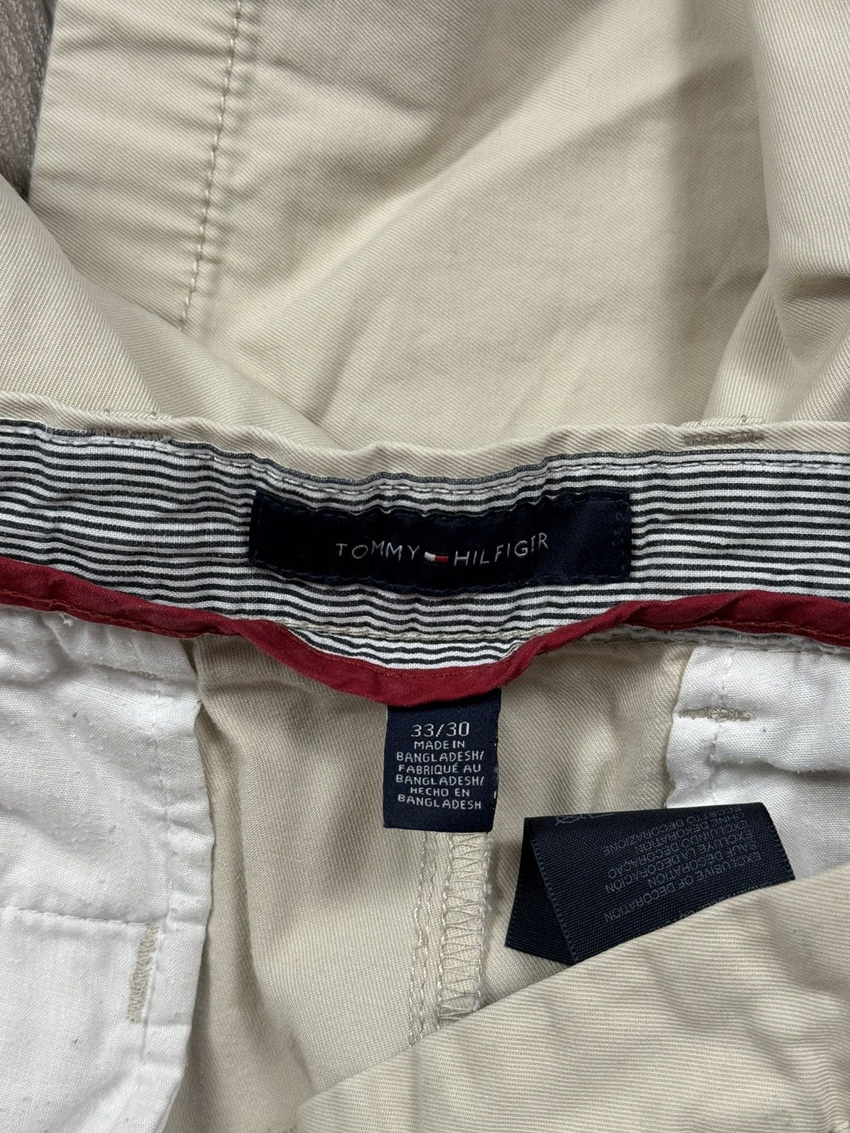 Tommy Hilfiger Tommy Beige Trousers Size US 33 - 4 Thumbnail