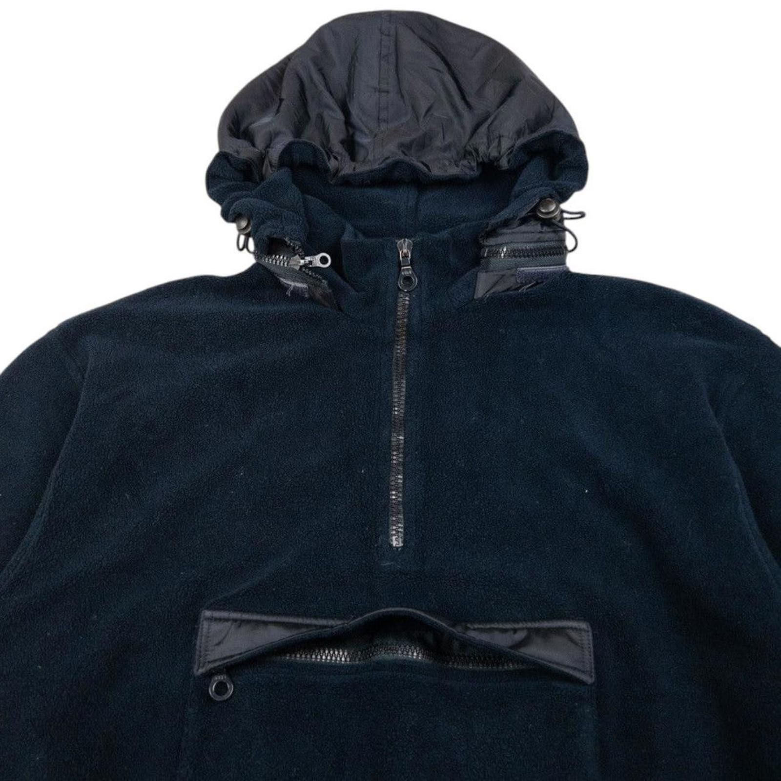 Vintage Giorgio Armani Neve Q Zip Fleece Jacket Size M