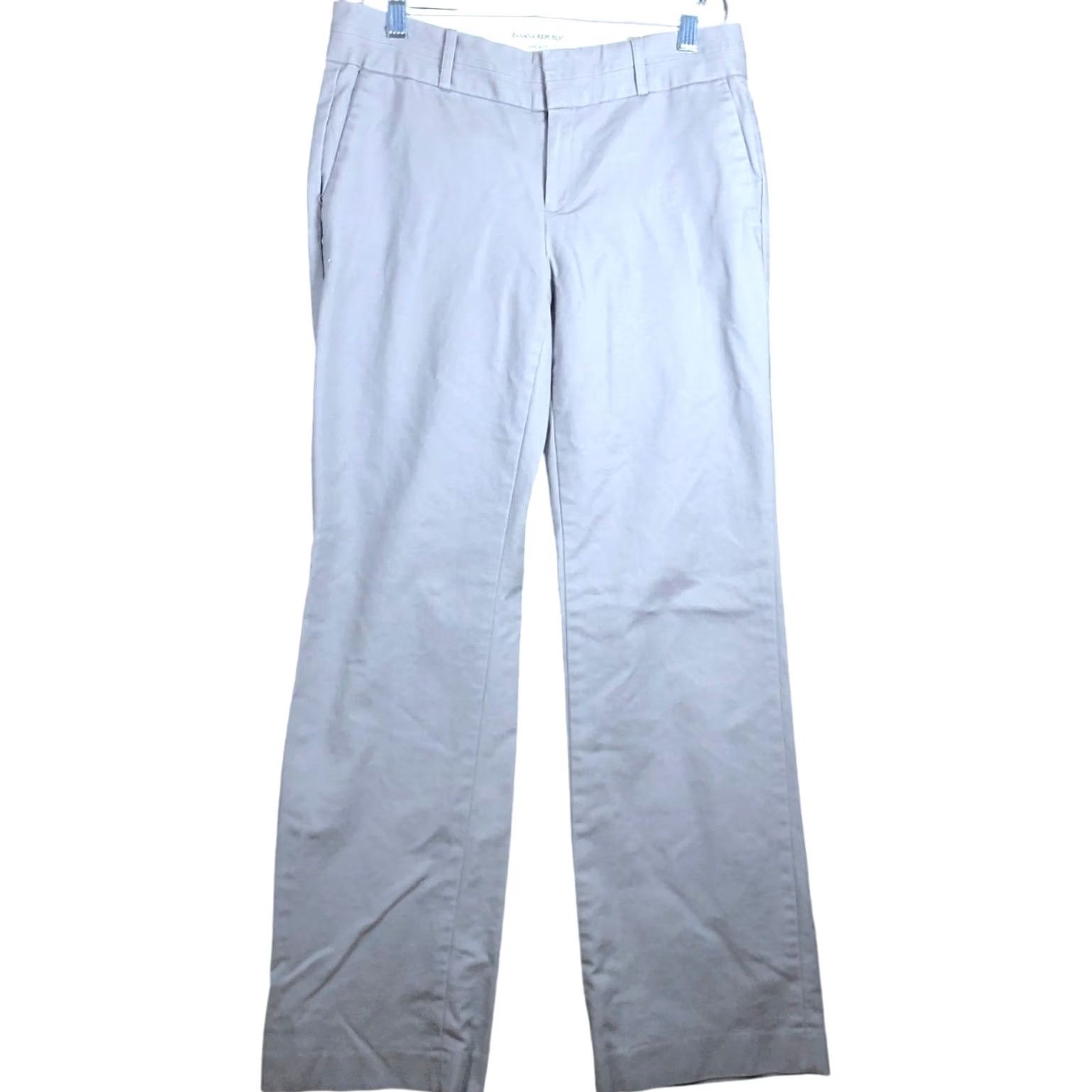 Banana Republic Banana Republic Womens Pants Gray Mid Rise Martin Fit Straight Stretch 6 Pants WWNS Regular Casual Workwear Office Dress Pants Girls Womens Size 30" / US 8 / IT 44 - 2 Thumbnail