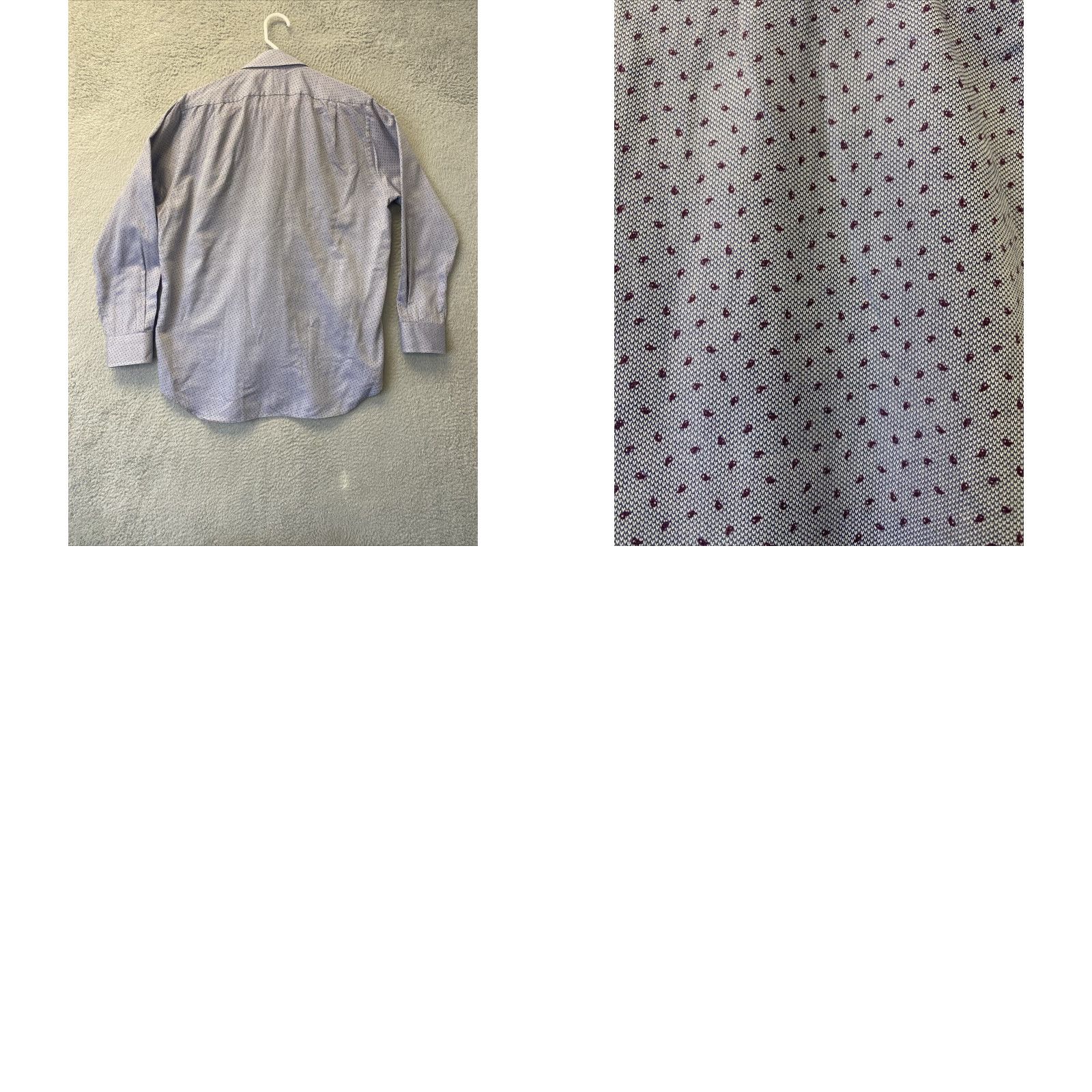 Peter Millar Peter Millar Shirt Mens Large Button Up Gray Maroon Casual Preppy /39-93 Size US L / EU 52-54 / 3 - 8 Thumbnail