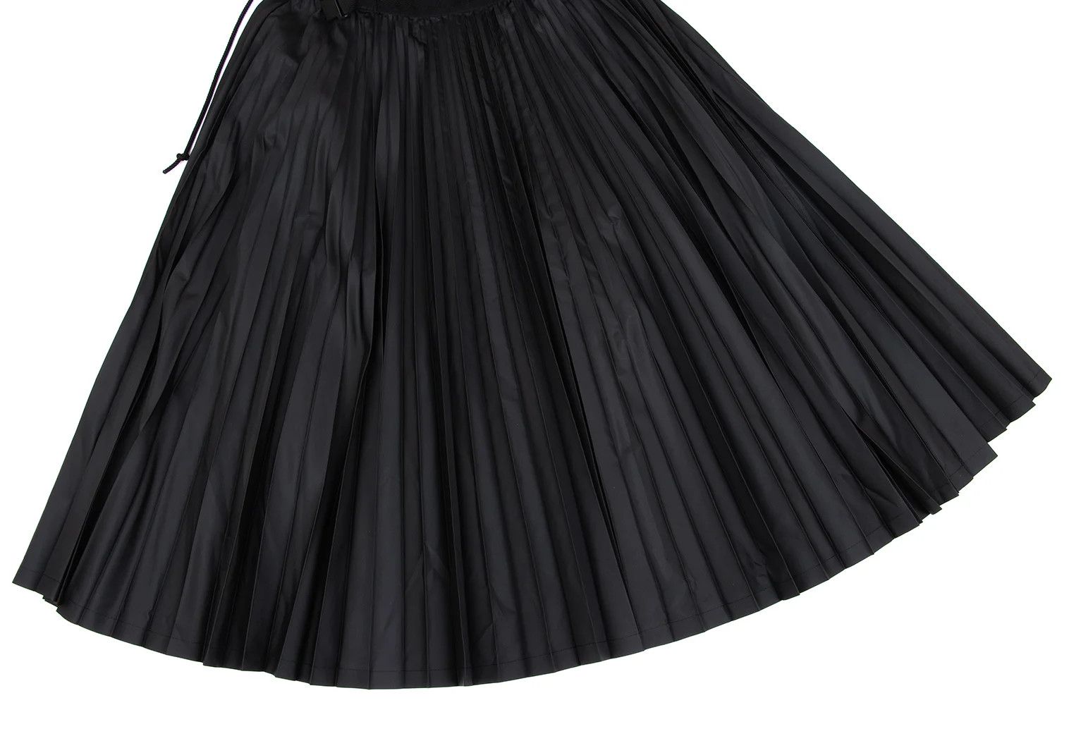 Junya Watanabe Accordion Pleats Wrap Skirt with Waist Pouch in Black Size US 30 / EU 46 - 7 Thumbnail