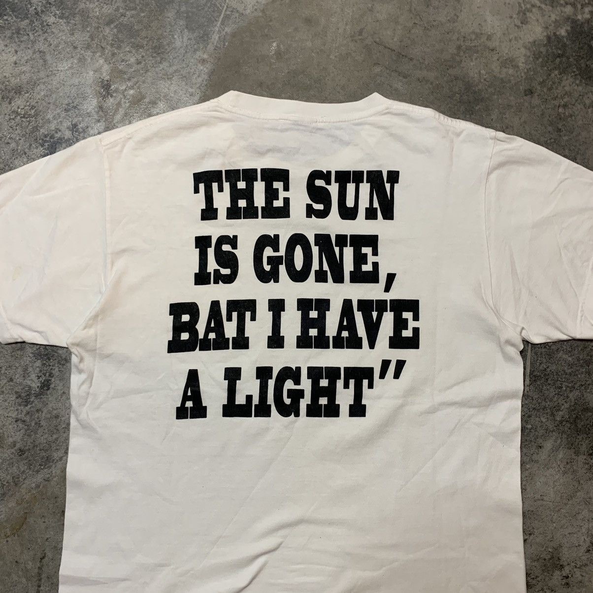 Band Tees × Nirvana 90s Kurt Cobain Back hit spell out art tee Size US M / EU 48-50 / 2 - 5 Thumbnail
