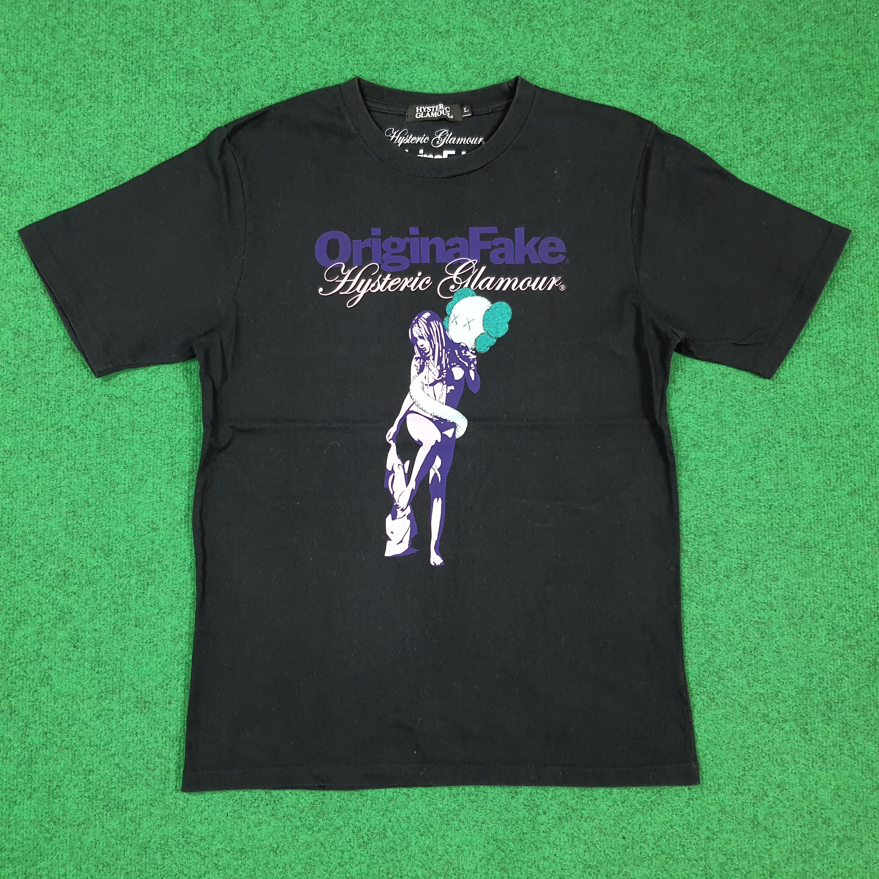 Hysteric Glamour Vintage Hysteric Glamour x Kaws Japan OriginaFake C301N41 Size US M / EU 48-50 / 2 - 1 Thumbnail