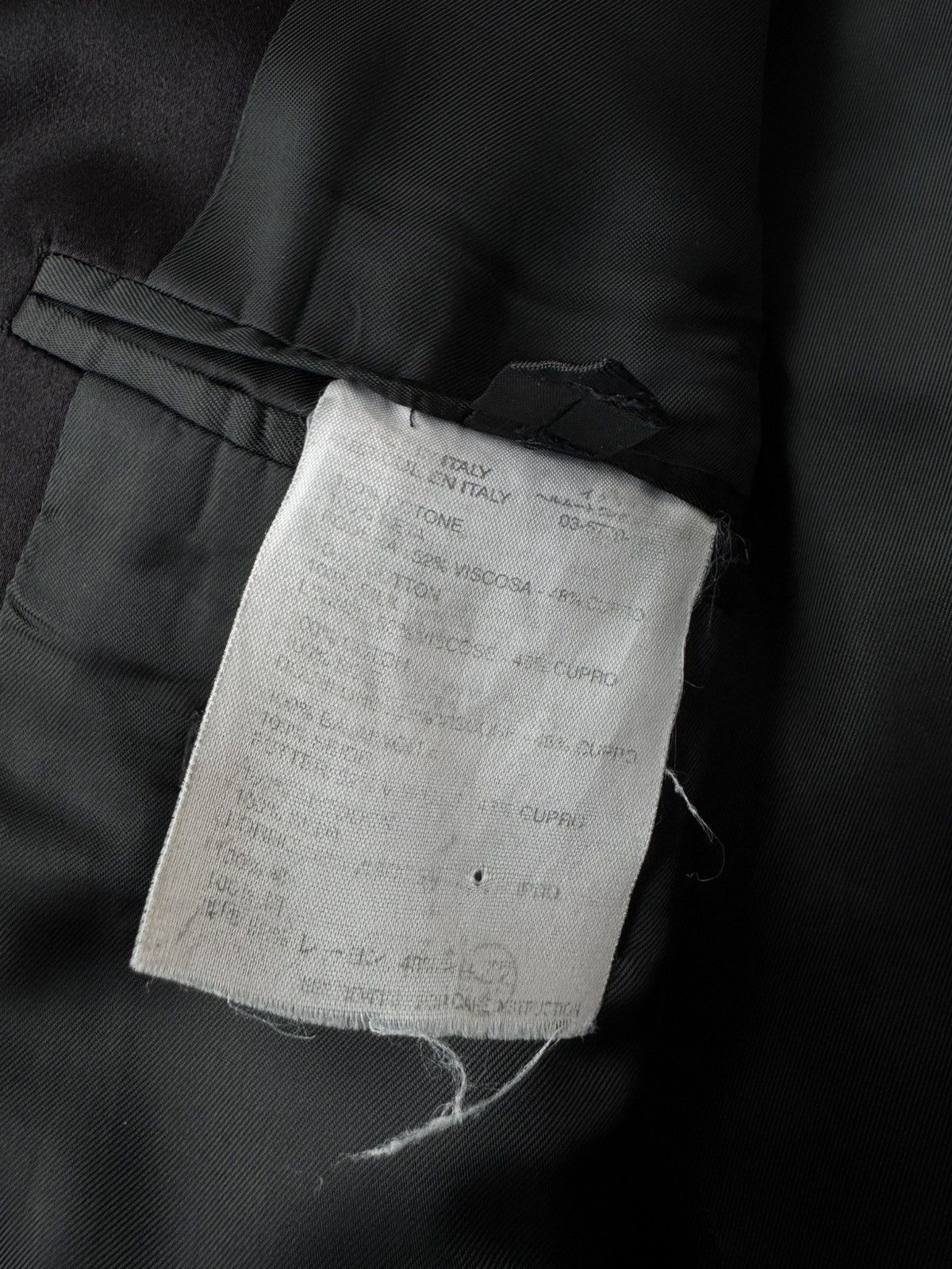 Helmut Lang Helmut Lang AW03 Tuxedo Moleskin Chesterfield Coat Size US L / EU 52-54 / 3 - 9 Thumbnail