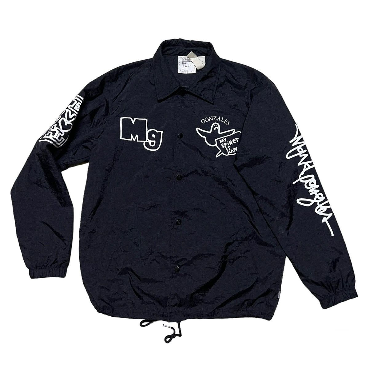 Mark Gonzales Big Logo Coach Jacket