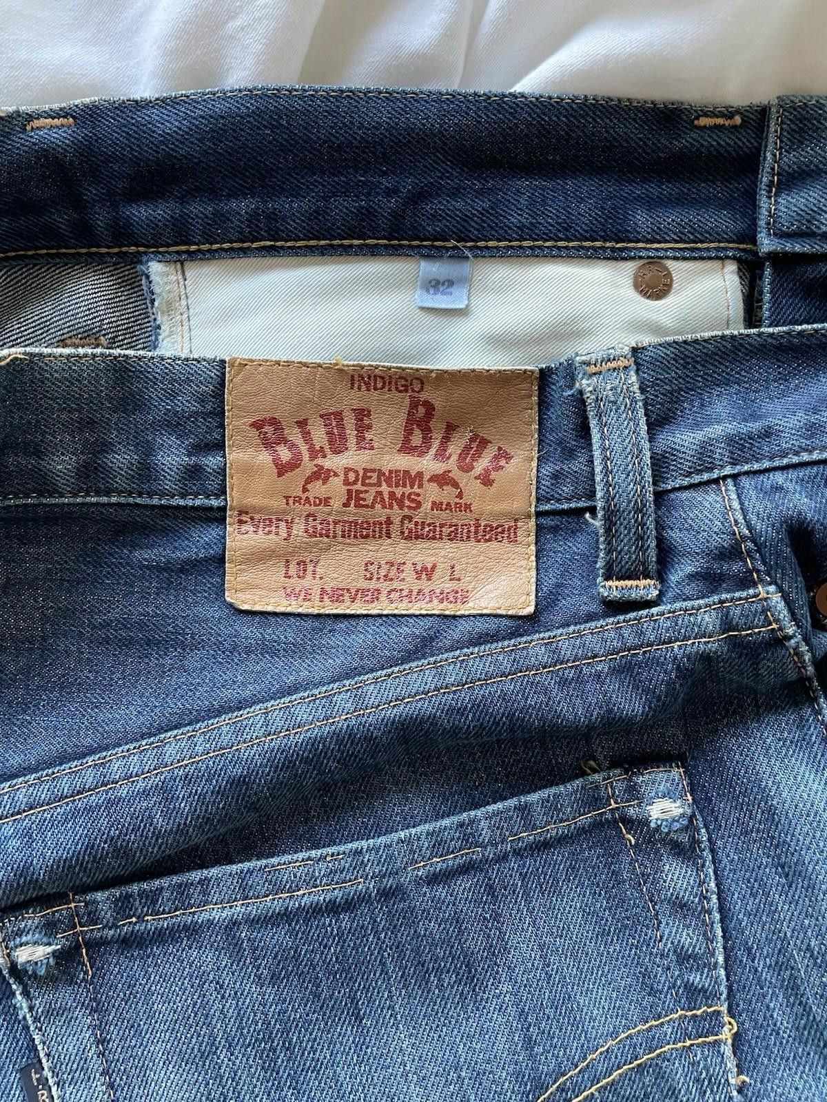 Blue Blue Japan Blue Blue Japan Straight Selvedge Denim Jeans 32 Size US 32 / EU 48 - 3 Thumbnail