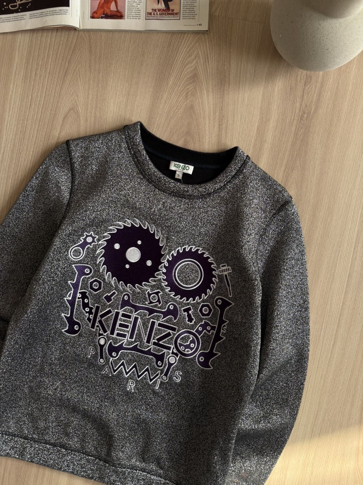 Kenzo Vintage RARE Kenzo Embroidered Monster Sweatshirt 90s Size S / US 4 / IT 40 - 6 Thumbnail