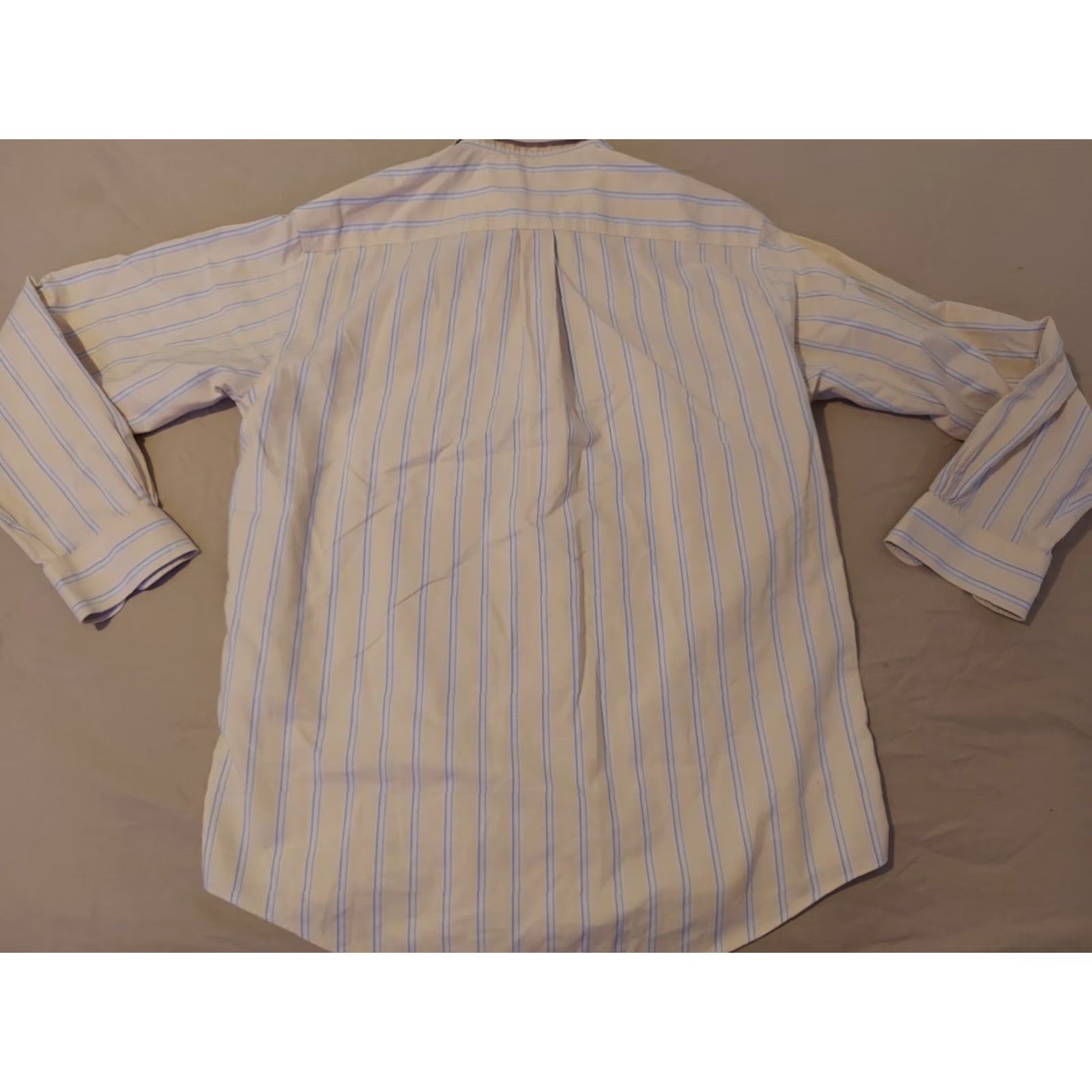 Brooks Brothers Mens Brooks Brothers Dress Shirt M Medium Yellow Button Cotton Size 40R - 5 Thumbnail