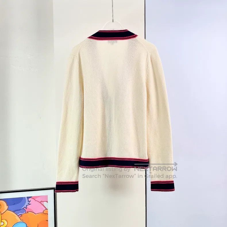 Chanel Chanel 20C beige knitted cardigan coat Size S / US 4 / IT 40 - 2 Thumbnail