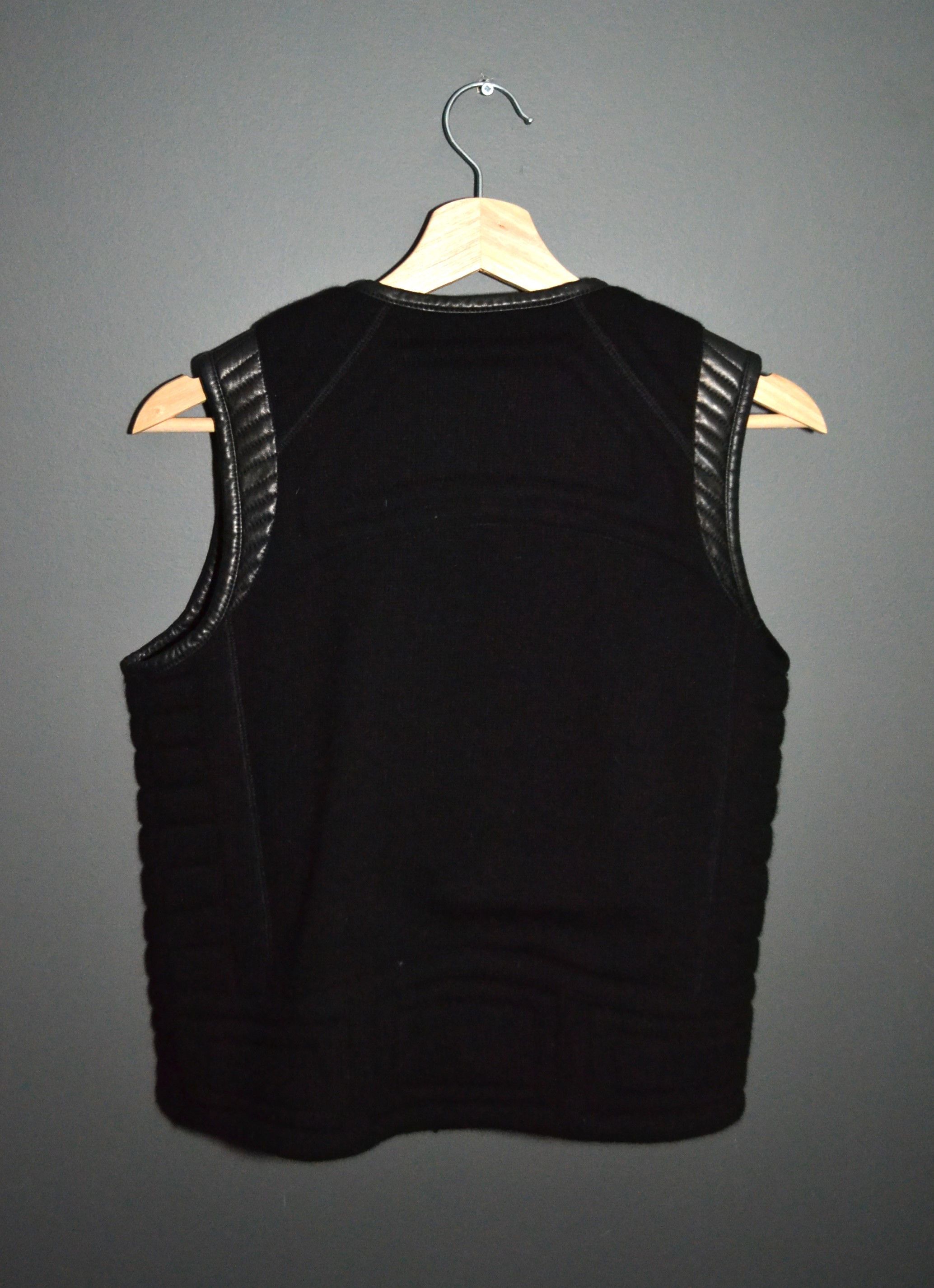 Rag & Bone Rag & Bone S size Wool and Leather Biker Vest Women's Size S / US 4 / IT 40 - 8 Thumbnail