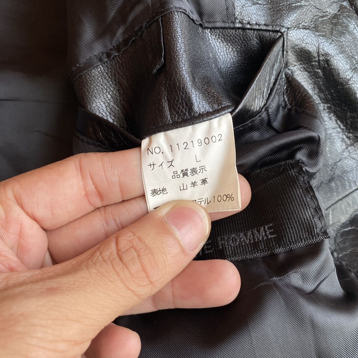 Issey Miyake Tete Homme Issey Miyake Leather Jacket Size US L / EU 52-54 / 3 - 12 Thumbnail