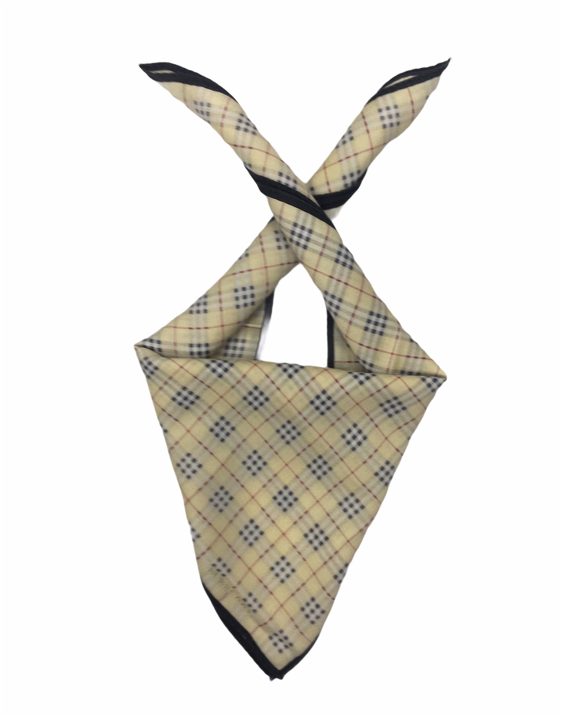 Burberry Burberry Novacheck Handkerchief Bandana Neckerchief HKC0072 Size ONE SIZE - 2 Thumbnail