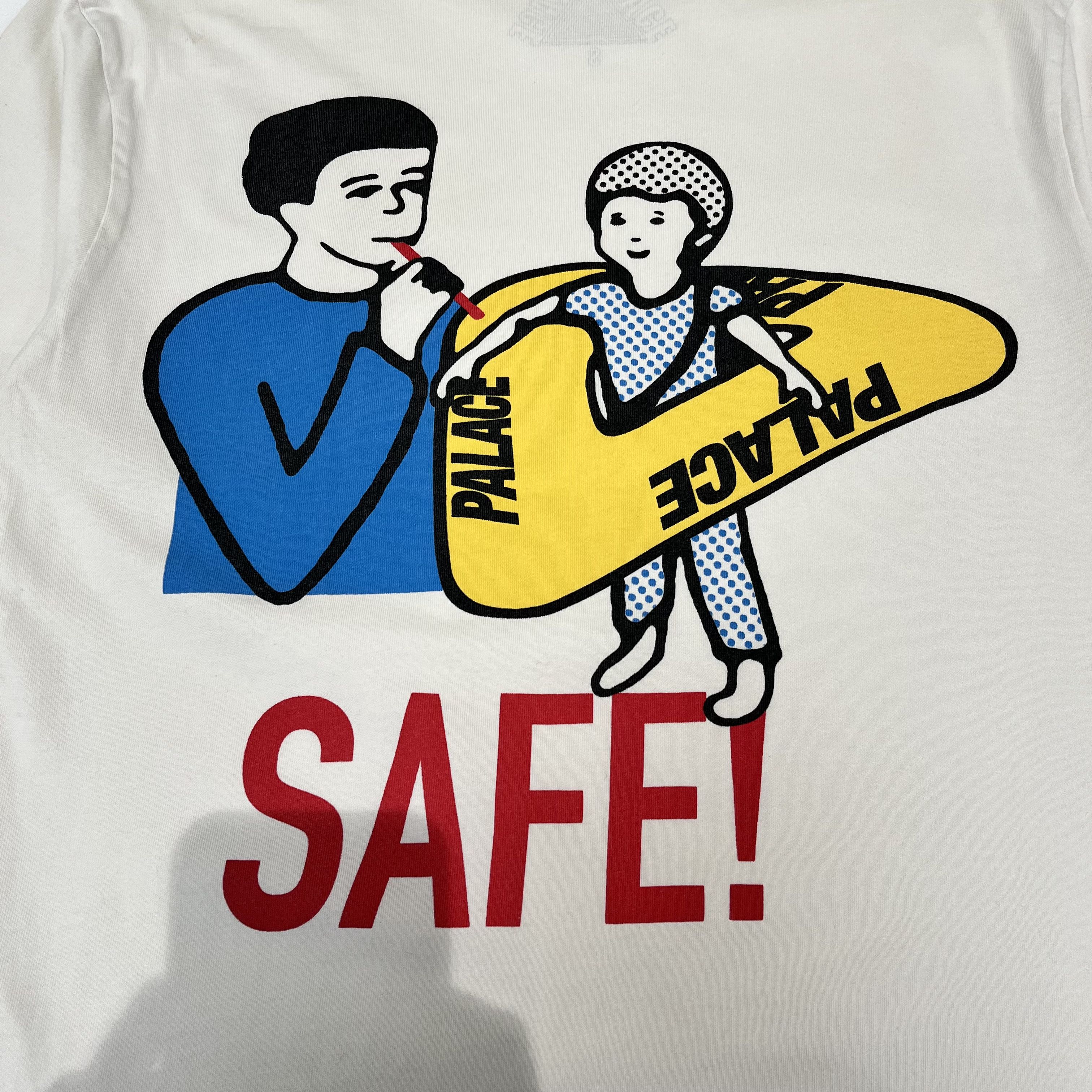 Palace Palace Safe T-Shirt White Size US S / EU 44-46 / 1 - 4 Thumbnail