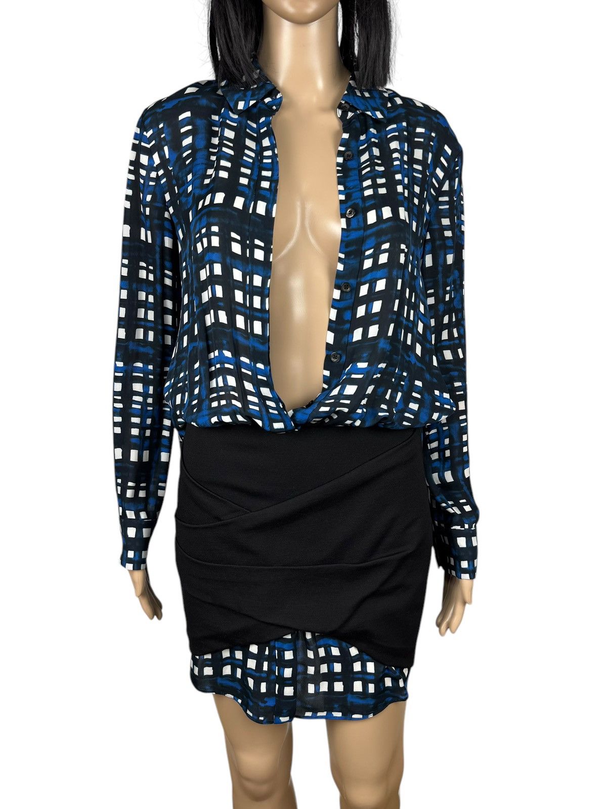 THAKOON Thakoon Addition Plaid Silk Mini Dress size 0 Size XS / US 0-2 / IT 36-38 - 11 Thumbnail