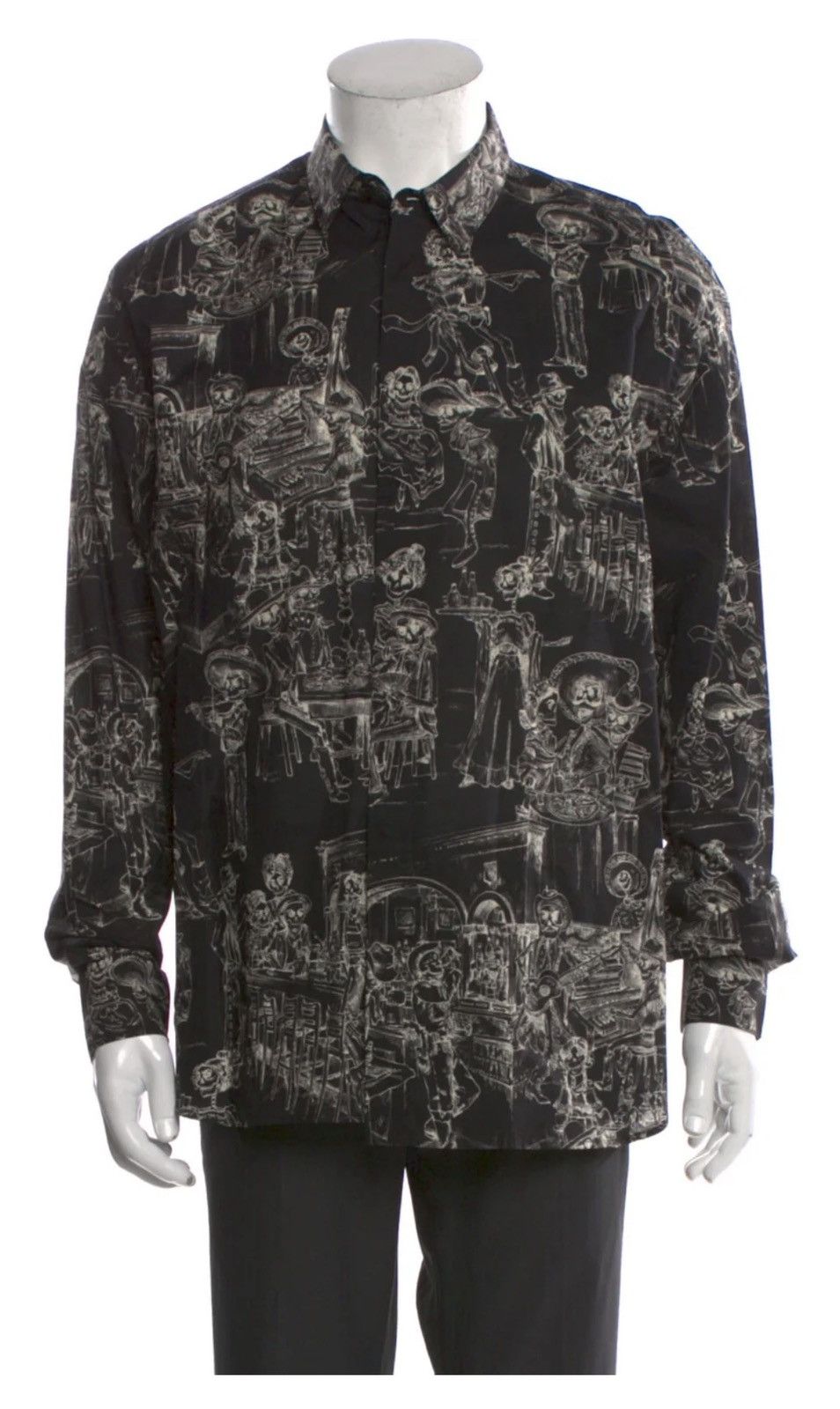 Saint Laurent Paris Saint Laurent “Day of the Dead” Size US S / EU 44-46 / 1 - 4 Thumbnail