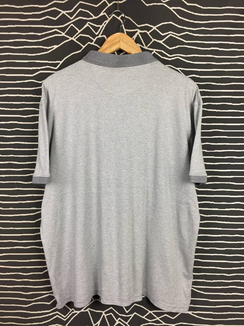 Calvin Klein Calvin Klein CK Liquid Touch Casual Striped Polo Shirt Size US XL / EU 56 / 4 - 6 Thumbnail
