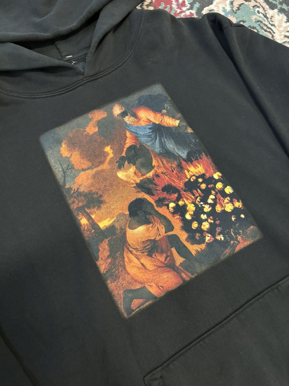 DENIM TEARS × Virgil Abloh Denim Tears x Virgil Abloh Art Pullover Hoodie Size US XL / EU 56 / 4 - 3 Thumbnail