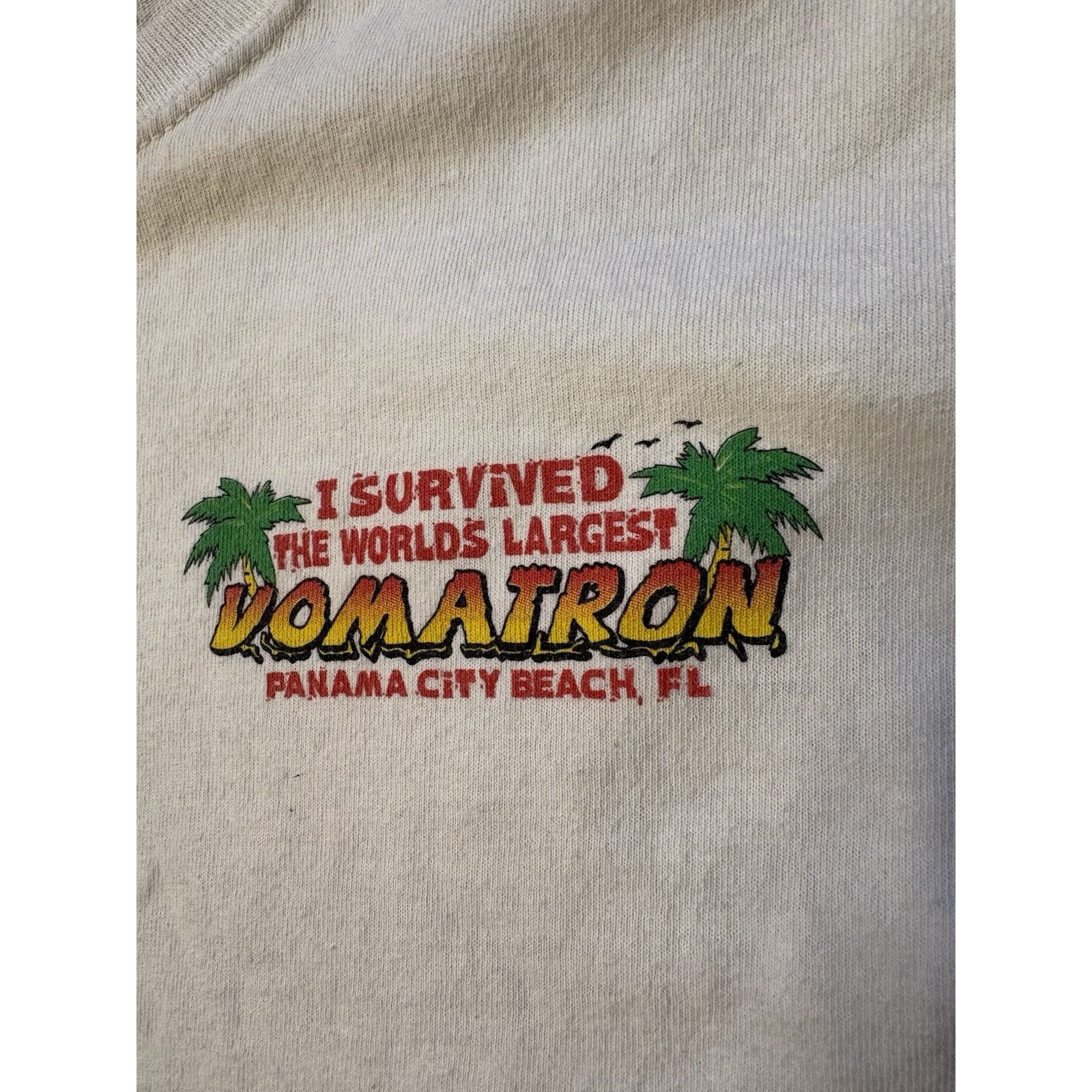 Gildan Vintage 1987 Roller Coaster Slingshot Vomatron Promo T-Shirt Size US S / EU 44-46 / 1 - 3 Thumbnail