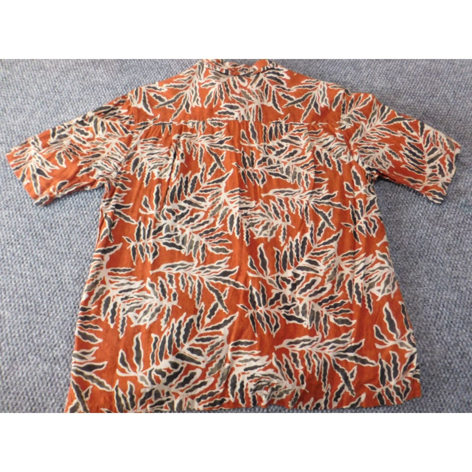Vintage VINTAGE Woolrich Shirt Medium Mens orange floral Button-Up Collar-Down Short Sleeve Casual Mens Size US M / EU 48-50 / 2 - 7 Thumbnail