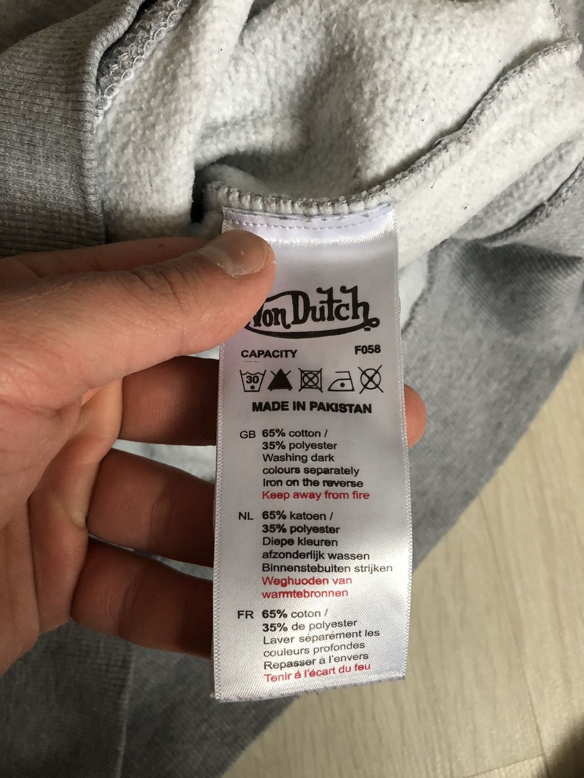 Vintage × Von Dutch Vintage Von Dutch Y2K Big Logo Sweatshirt Size US M / EU 48-50 / 2 - 9 Thumbnail