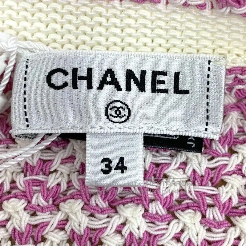 Chanel Chanel Pink Cotton Sleeveless Dress XXS Size . Size XXS / US 00 / IT 34 - 6 Thumbnail