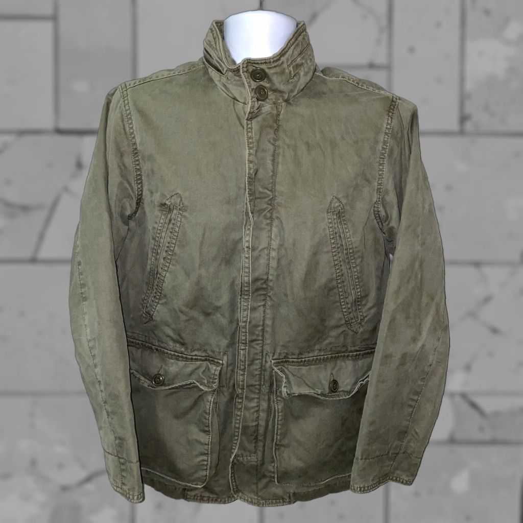 Vintage VINTAGE? No — Instead: "Mens Military Style Green Full Zip Multi Pocket Jacket Size S Cotton" Size US S / EU 44-46 / 1 - 1 Thumbnail