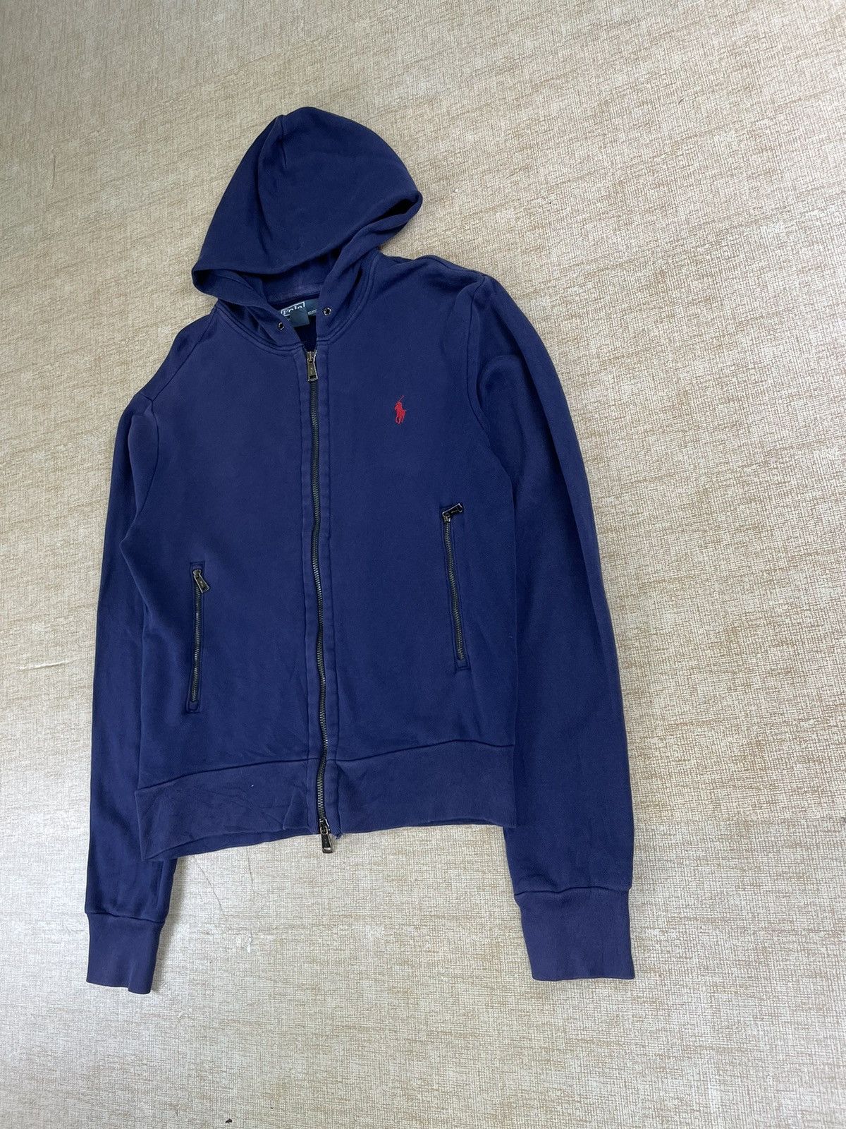 Polo Ralph Lauren × Vintage POLO RALPH LAUREN Vintage 90s Embroidery Logo Zipper Hoodie Size US M / EU 48-50 / 2 - 3 Thumbnail