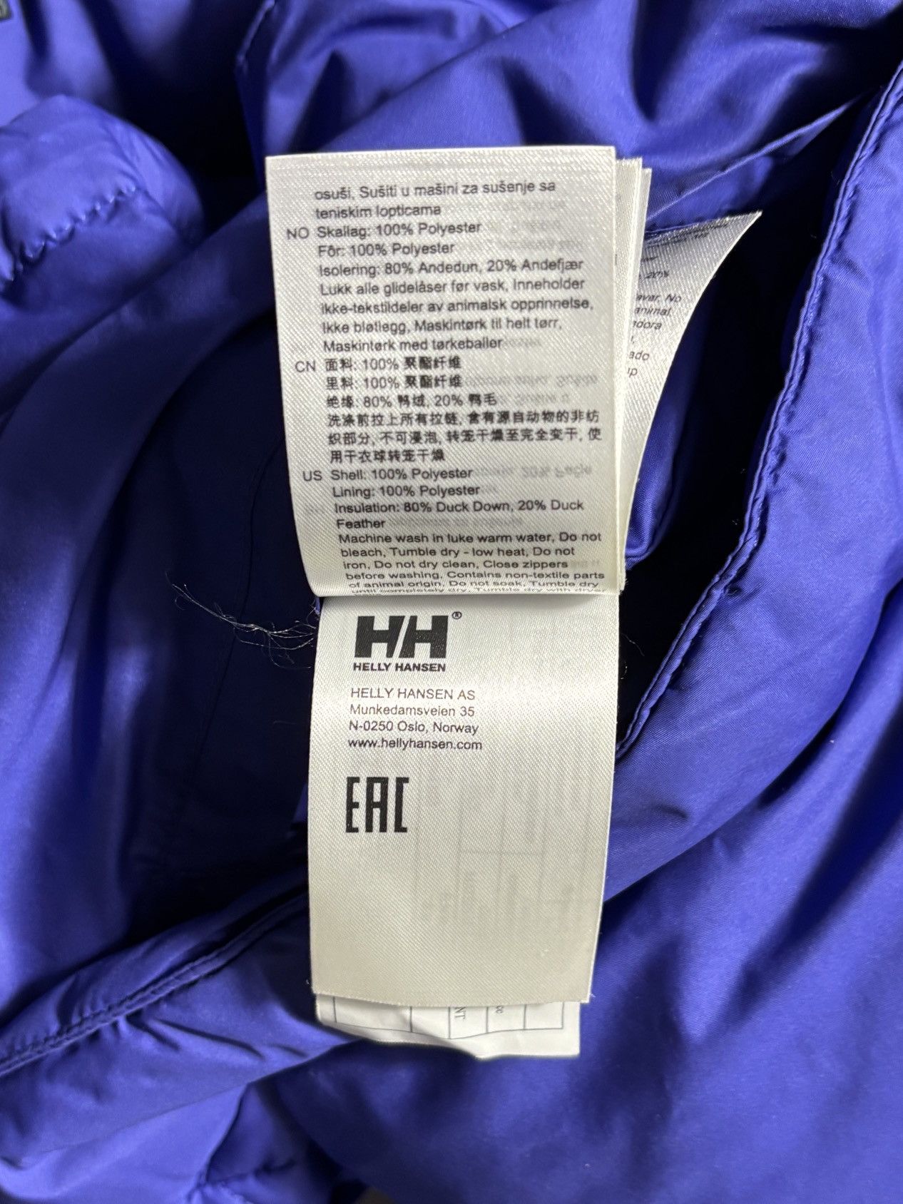 Helly Hansen Helly Hansen Duck Down Puffer Jacket Reversible Hooded 90s Size US M / EU 48-50 / 2 - 18 Thumbnail