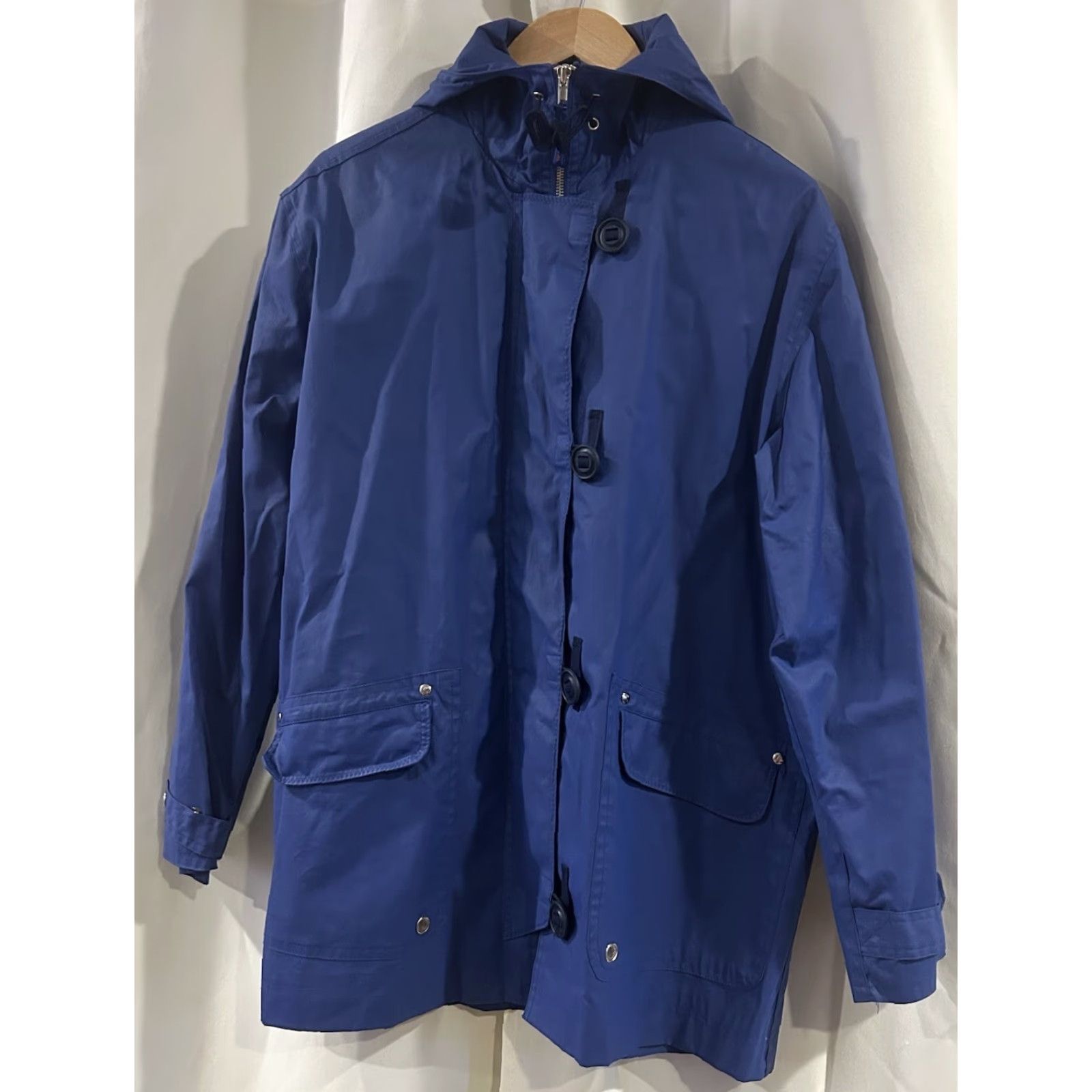 Ralph Lauren VINTAGE Ralph Lauren 1967 Blue Zip Water Resistant Sailing Coat Women Medium Regular Size M / US 6-8 / IT 42-44 - 3 Thumbnail