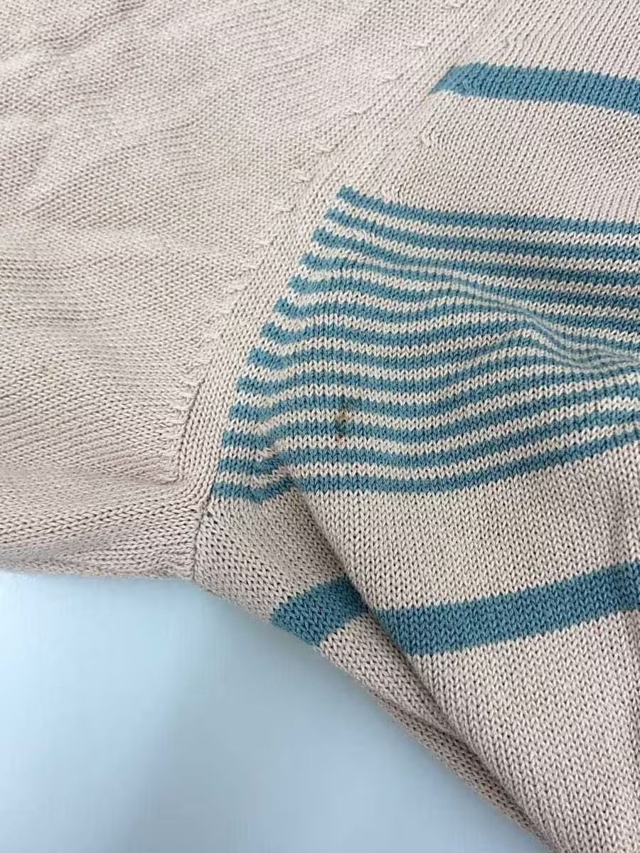 Kapital Striped Knit Polo Shirt Size US L / EU 52-54 / 3 - 3 Thumbnail
