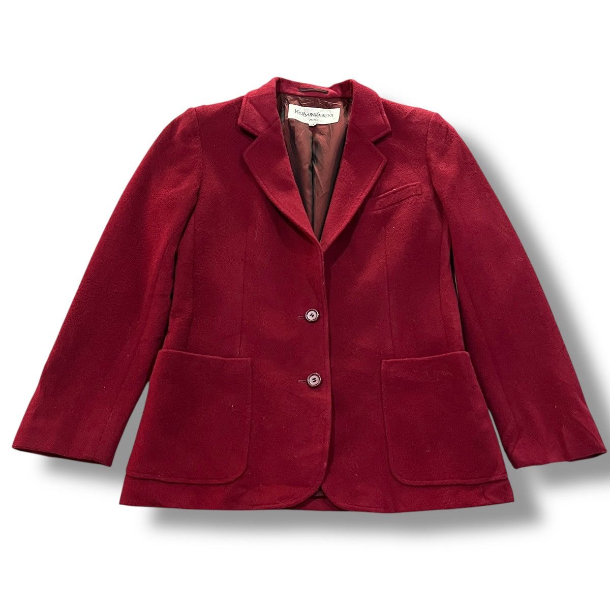Yves Saint Laurent YVES SAINT LAURENT WOOL BLAZER/COAT Size M / US 6-8 / IT 42-44 - 1 Thumbnail