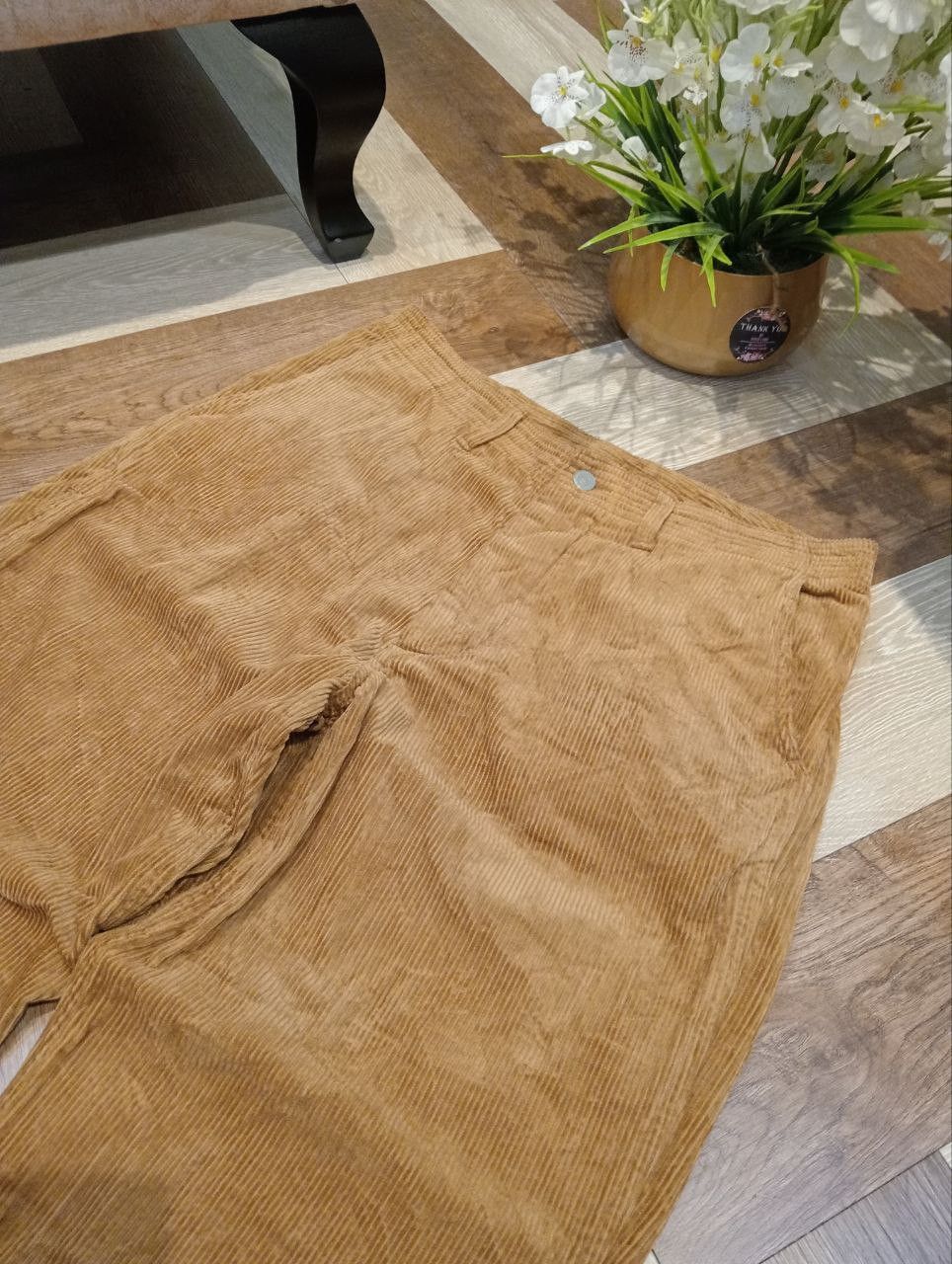 Sassafras JAPANESE SASSAFRAS WIDE BAGGY CORDUROY PANTS Size US 35 - 6 Thumbnail