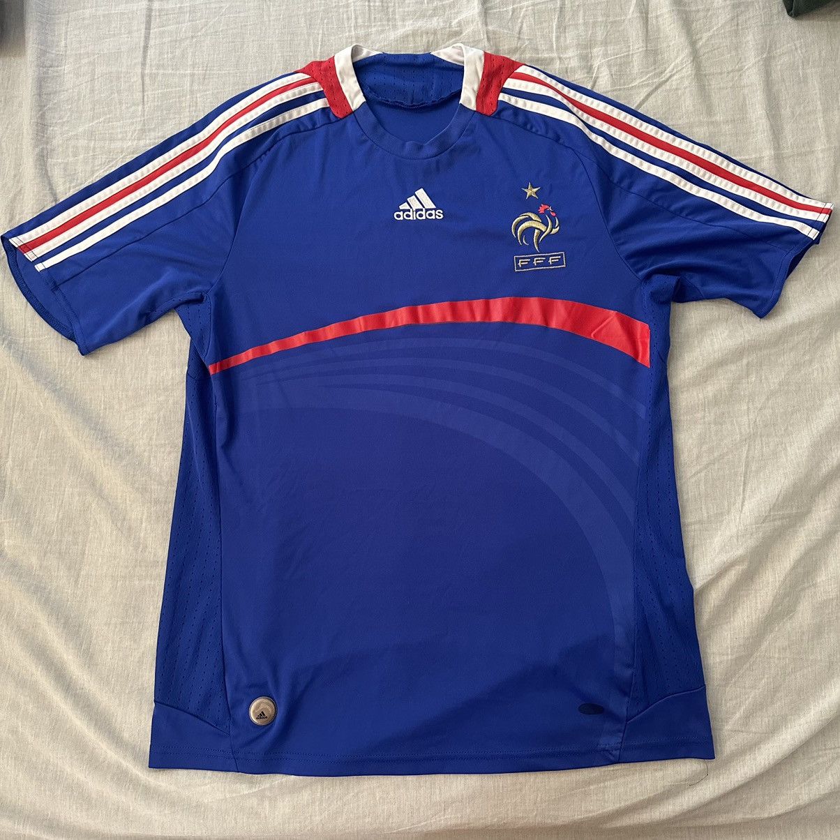 Adidas × Vintage RARE VINTAGE 2008 FRANCE JERSEY Size US L / EU 52-54 / 3 - 1 Thumbnail