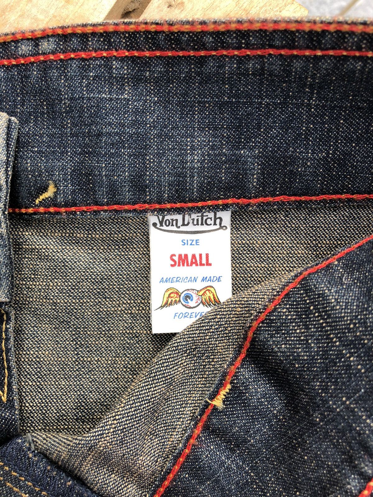 Vintage × Von Dutch Vintage mini skirt Von Dutch Y2K Size 27" / US 4 / IT 40 - 7 Thumbnail