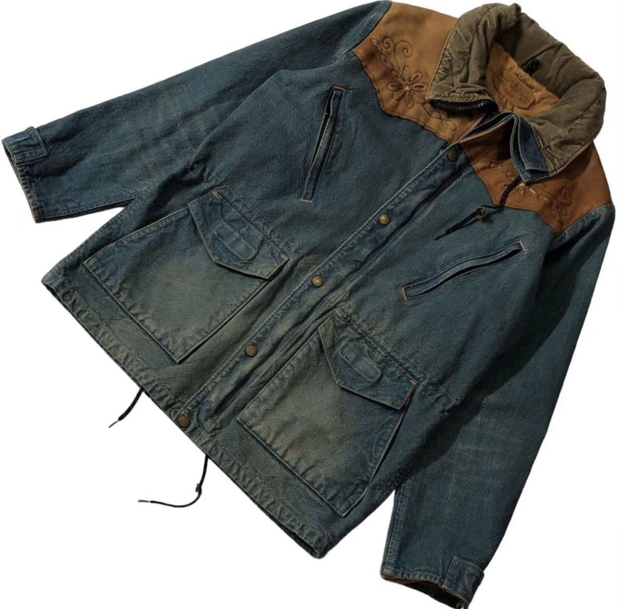 Kapital KAPITAL KOUNTRY HUNTAIN ROOT Outdoors Denim Coat Short Coat Size US L / EU 52-54 / 3 - 5 Thumbnail