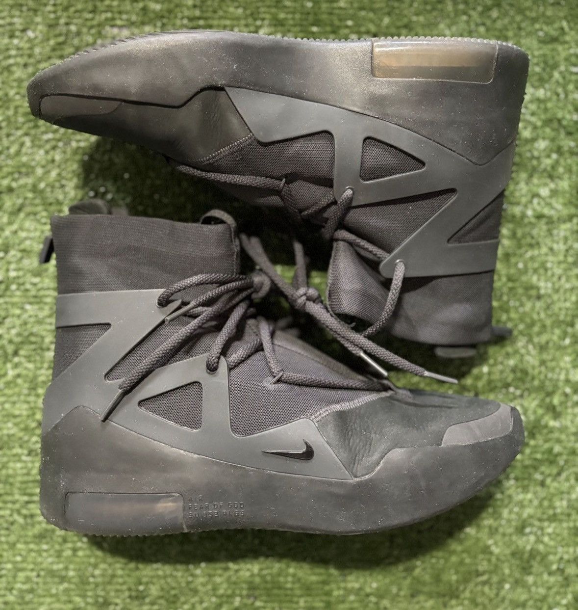 Fear of God × Nike NIKE AIR FEAR OF GOD 1 TRIPLE BLACK Size US 10.5 / EU 43-44 - 2 Thumbnail